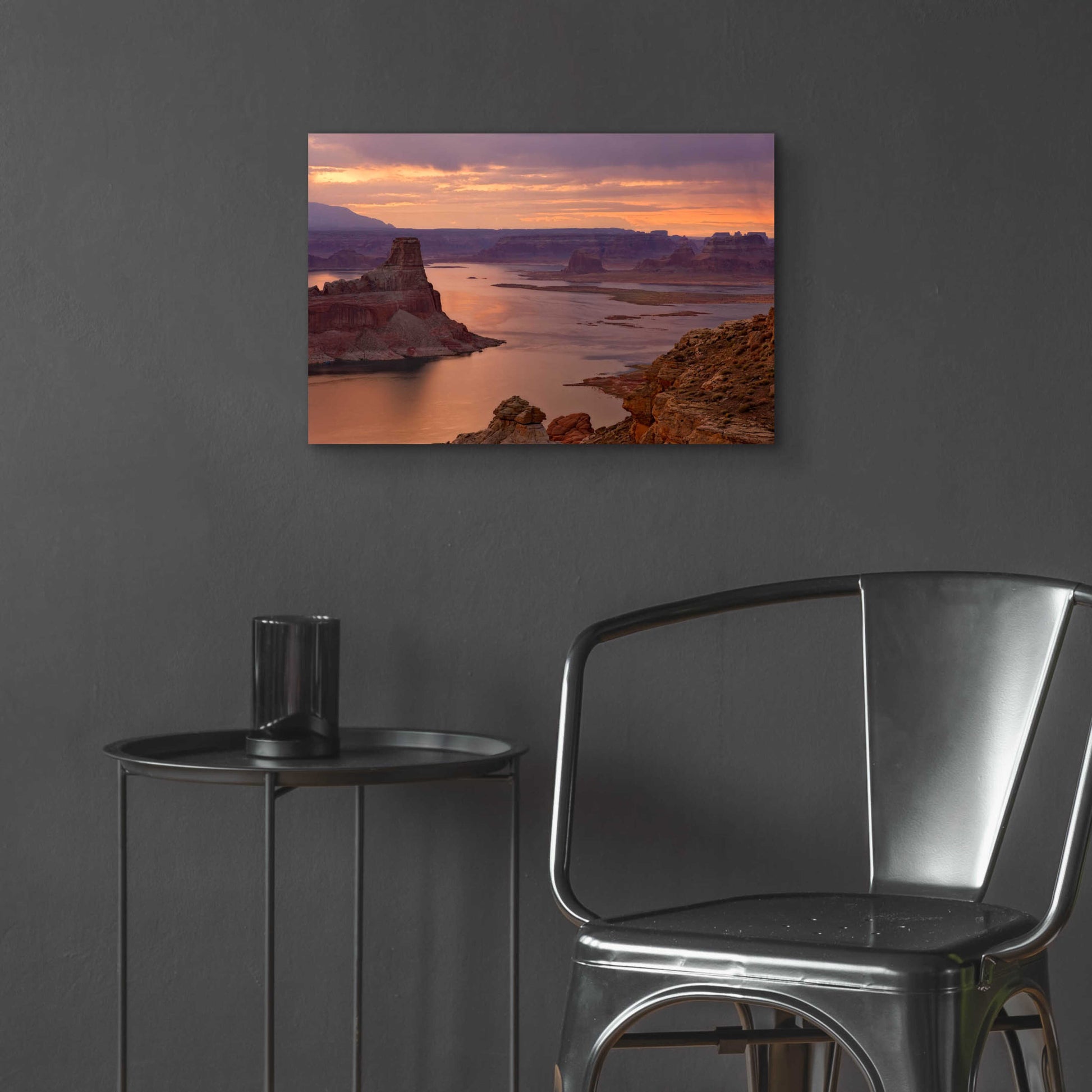 Epic Art 'Alstrom Point Sunrise' by Mike Jones, Acrylic Glass Wall Art,24x16