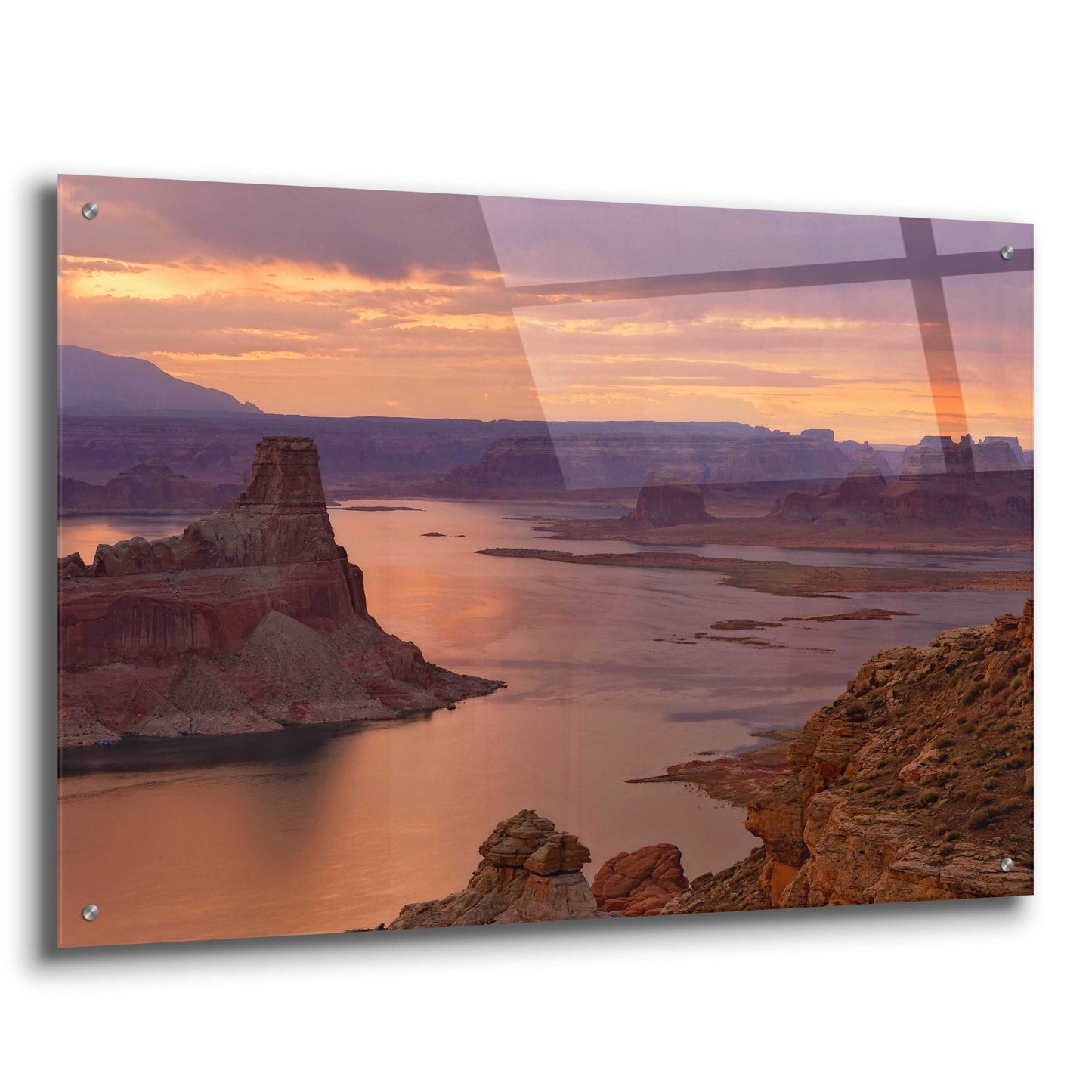 Epic Art 'Alstrom Point Sunrise' by Mike Jones, Acrylic Glass Wall Art,36x24