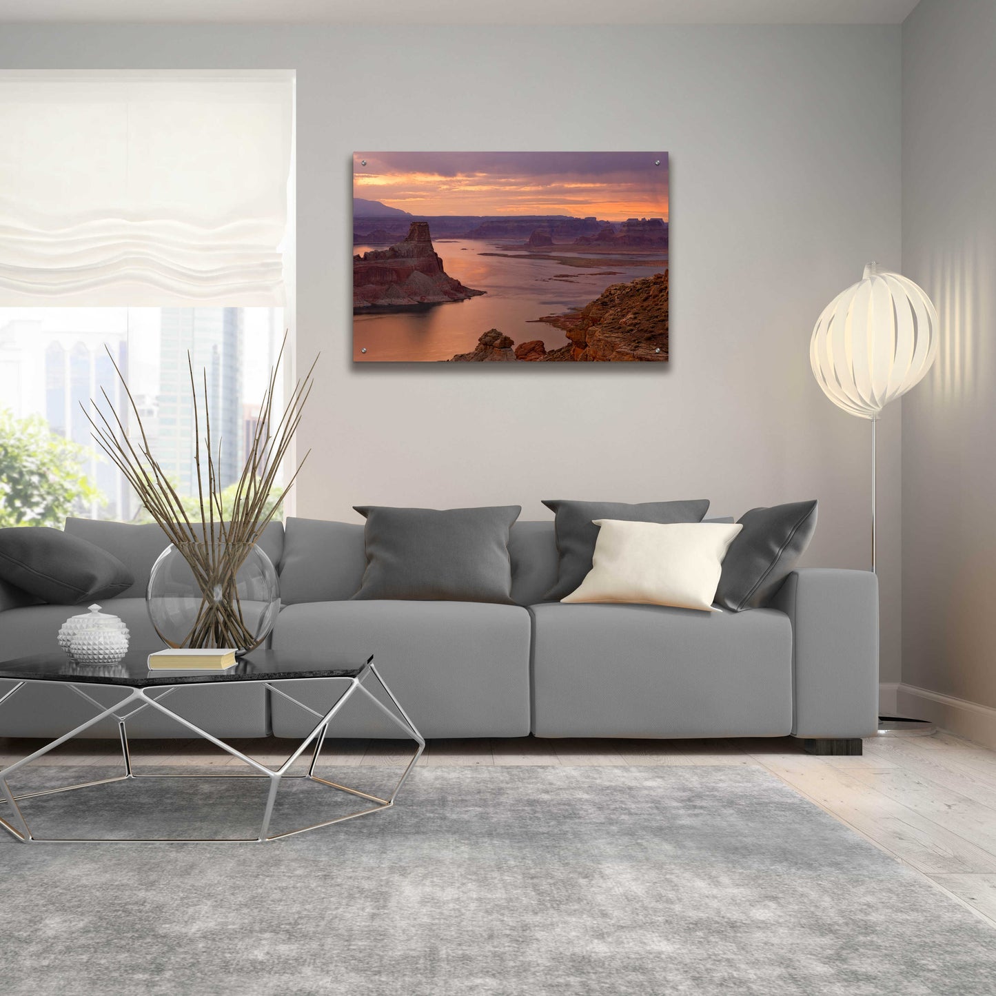 Epic Art 'Alstrom Point Sunrise' by Mike Jones, Acrylic Glass Wall Art,36x24