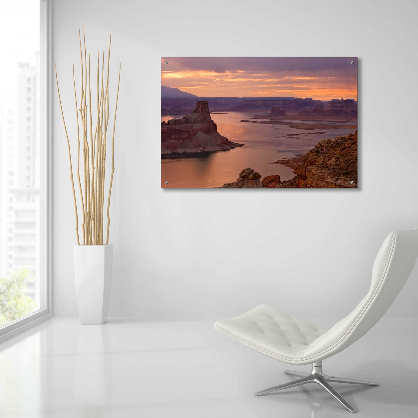 Epic Art 'Alstrom Point Sunrise' by Mike Jones, Acrylic Glass Wall Art,36x24