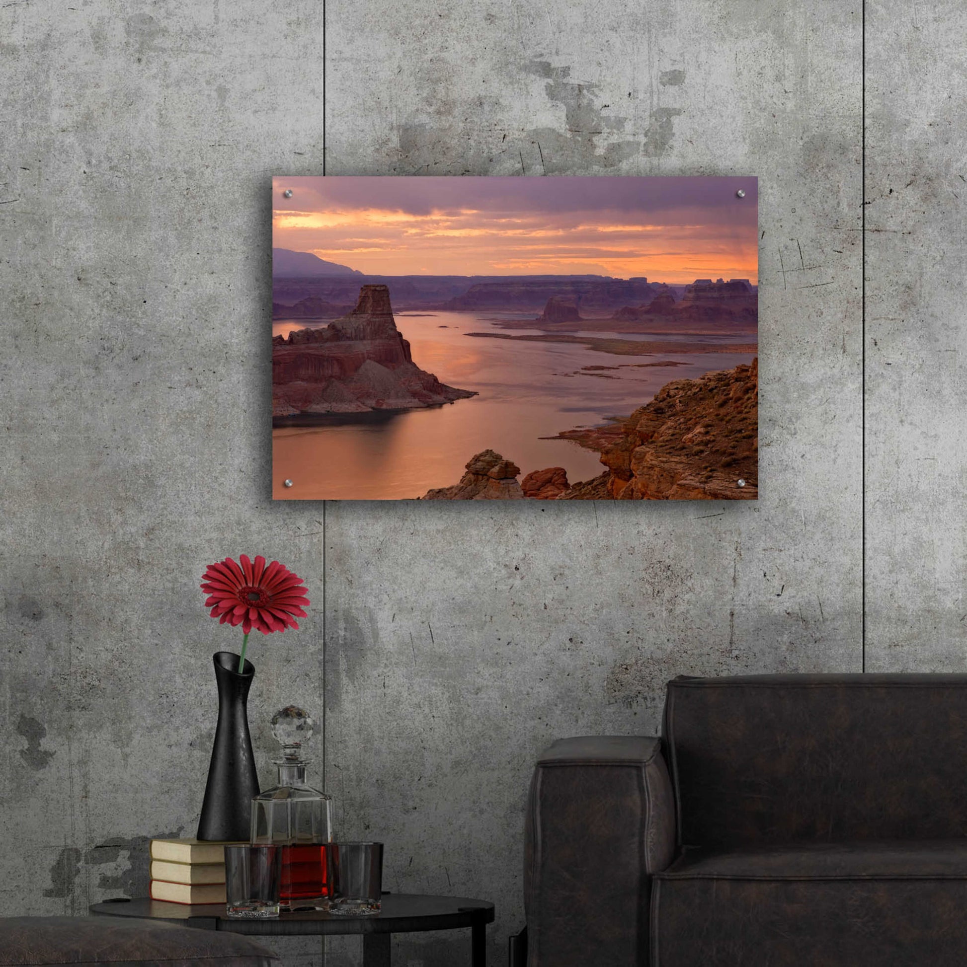 Epic Art 'Alstrom Point Sunrise' by Mike Jones, Acrylic Glass Wall Art,36x24