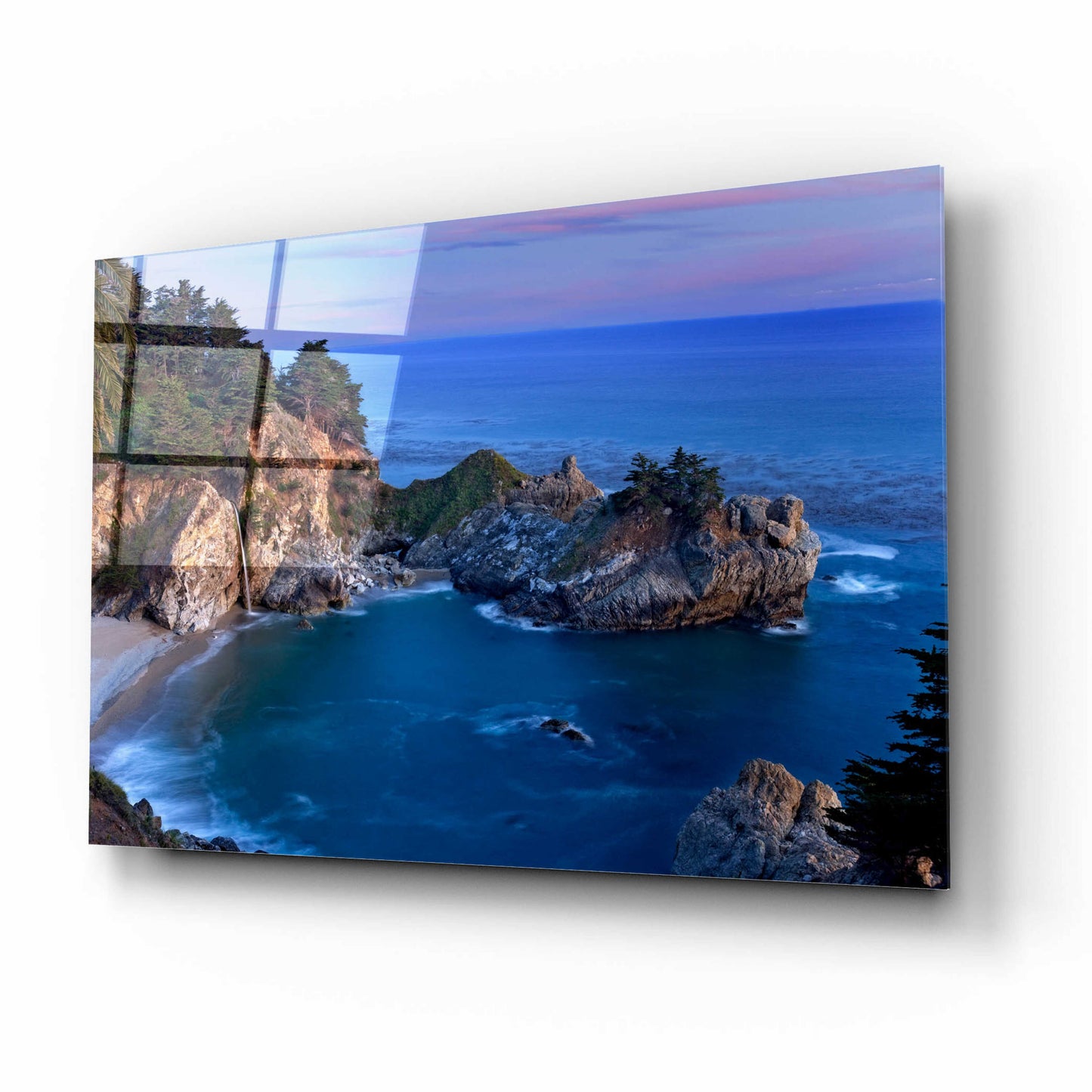 Epic Art 'Big Sur McWay Falls' by Mike Jones, Acrylic Glass Wall Art,16x12