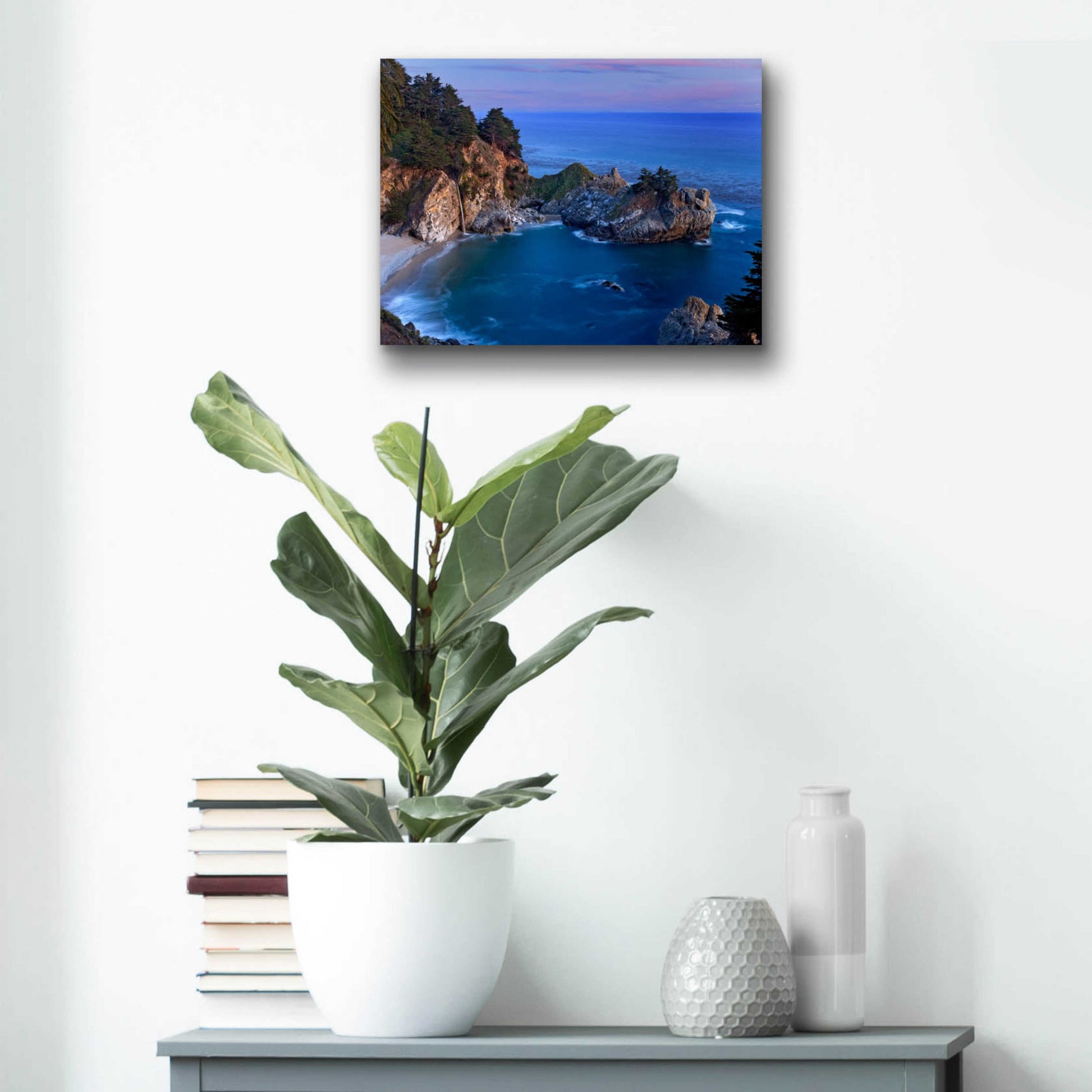 Epic Art 'Big Sur McWay Falls' by Mike Jones, Acrylic Glass Wall Art,16x12