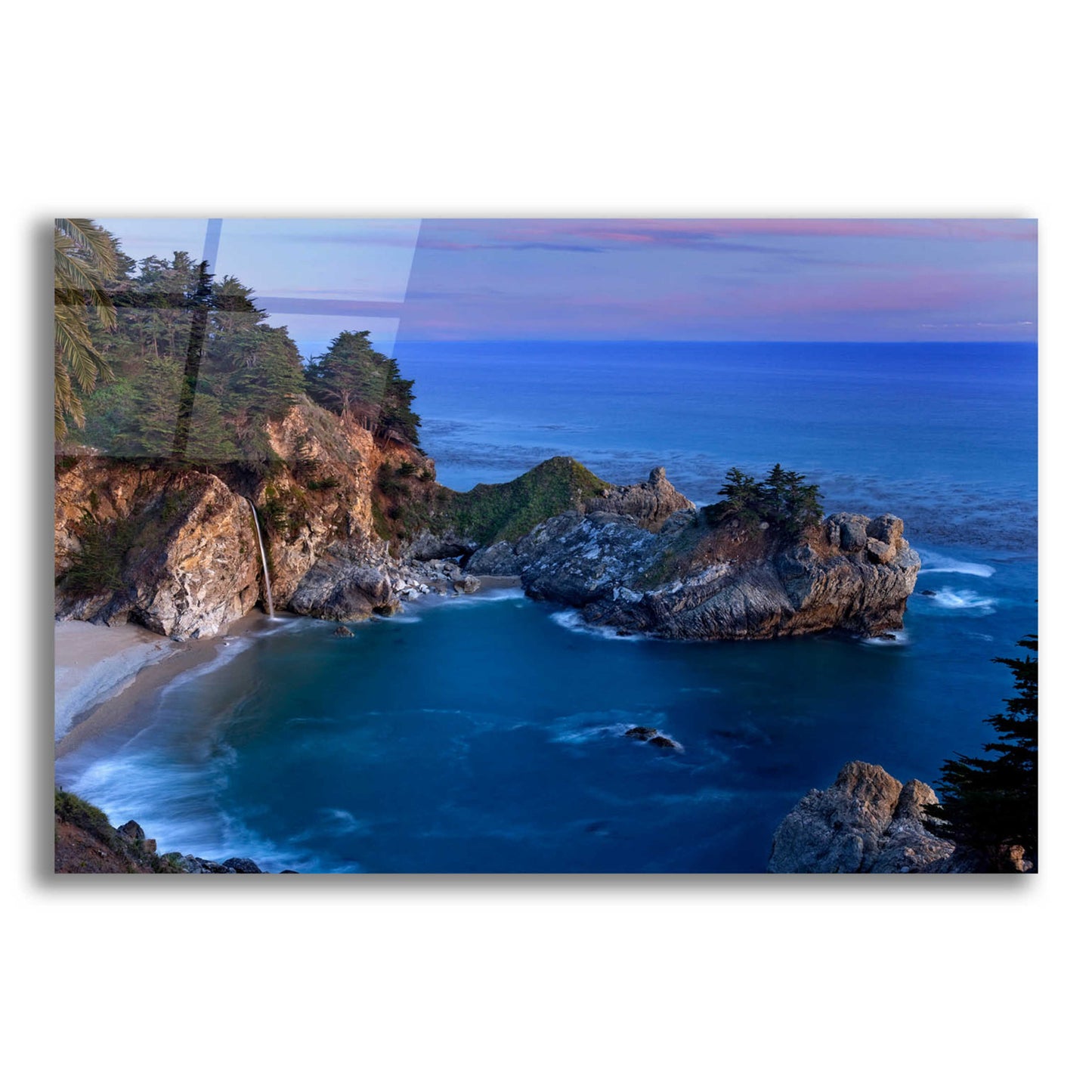 Epic Art 'Big Sur McWay Falls' by Mike Jones, Acrylic Glass Wall Art,16x12