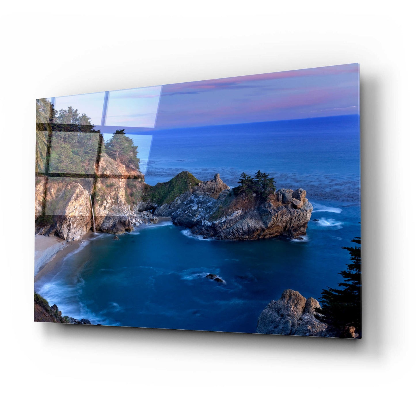 Epic Art 'Big Sur McWay Falls' by Mike Jones, Acrylic Glass Wall Art,24x16