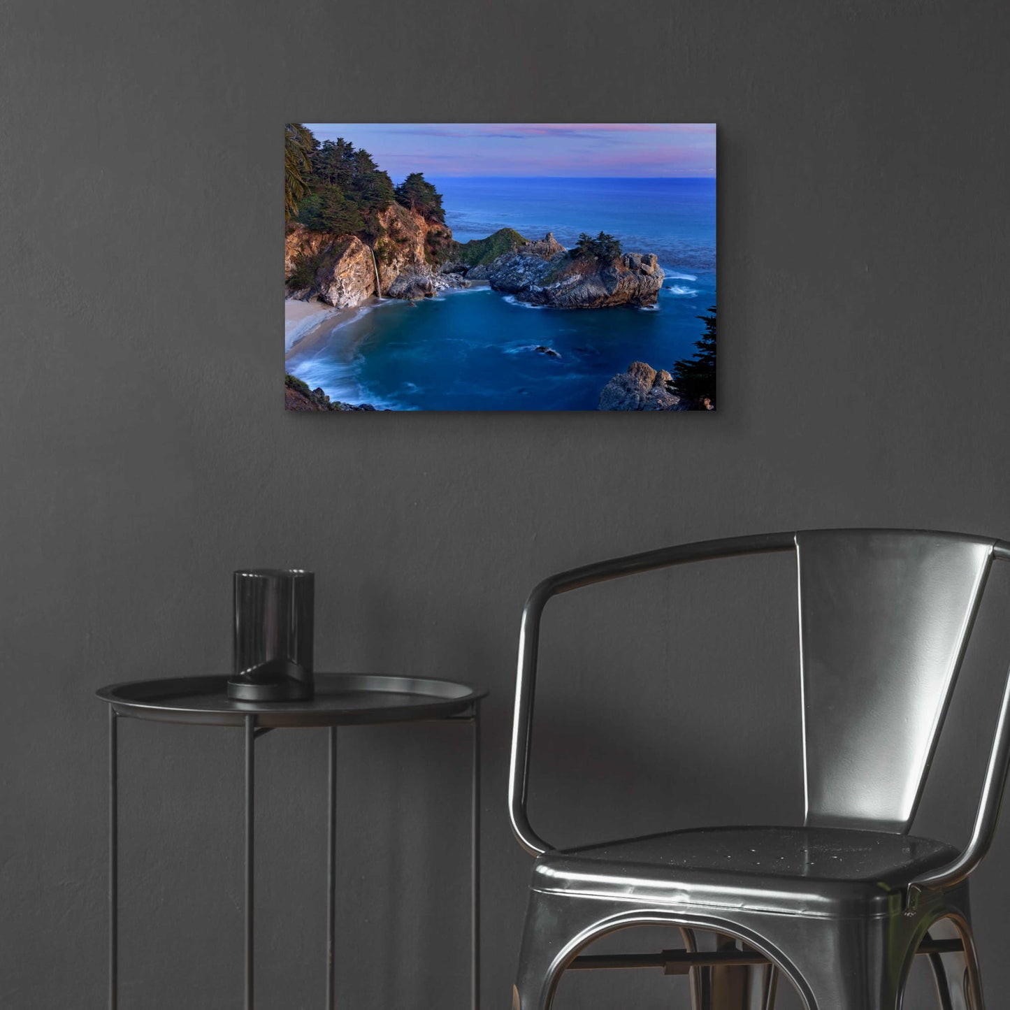 Epic Art 'Big Sur McWay Falls' by Mike Jones, Acrylic Glass Wall Art,24x16