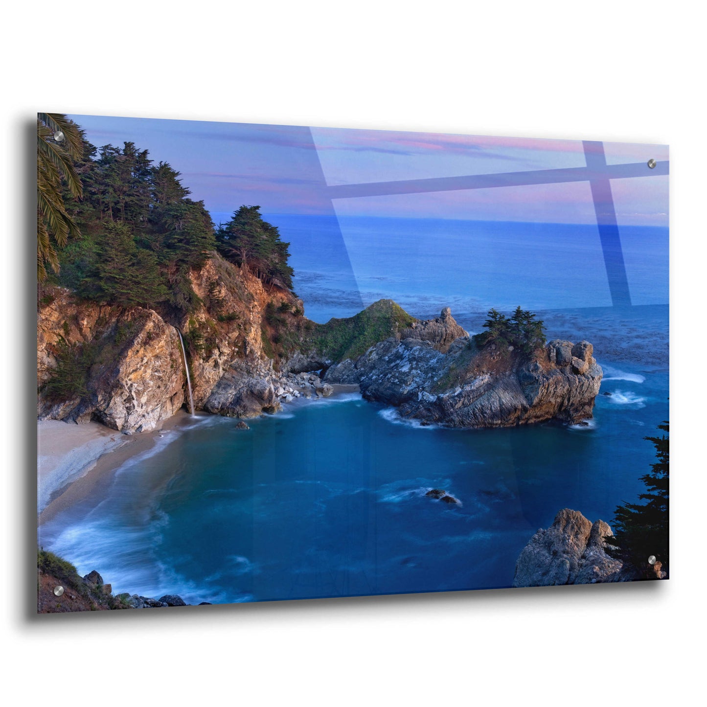 Epic Art 'Big Sur McWay Falls' by Mike Jones, Acrylic Glass Wall Art,36x24