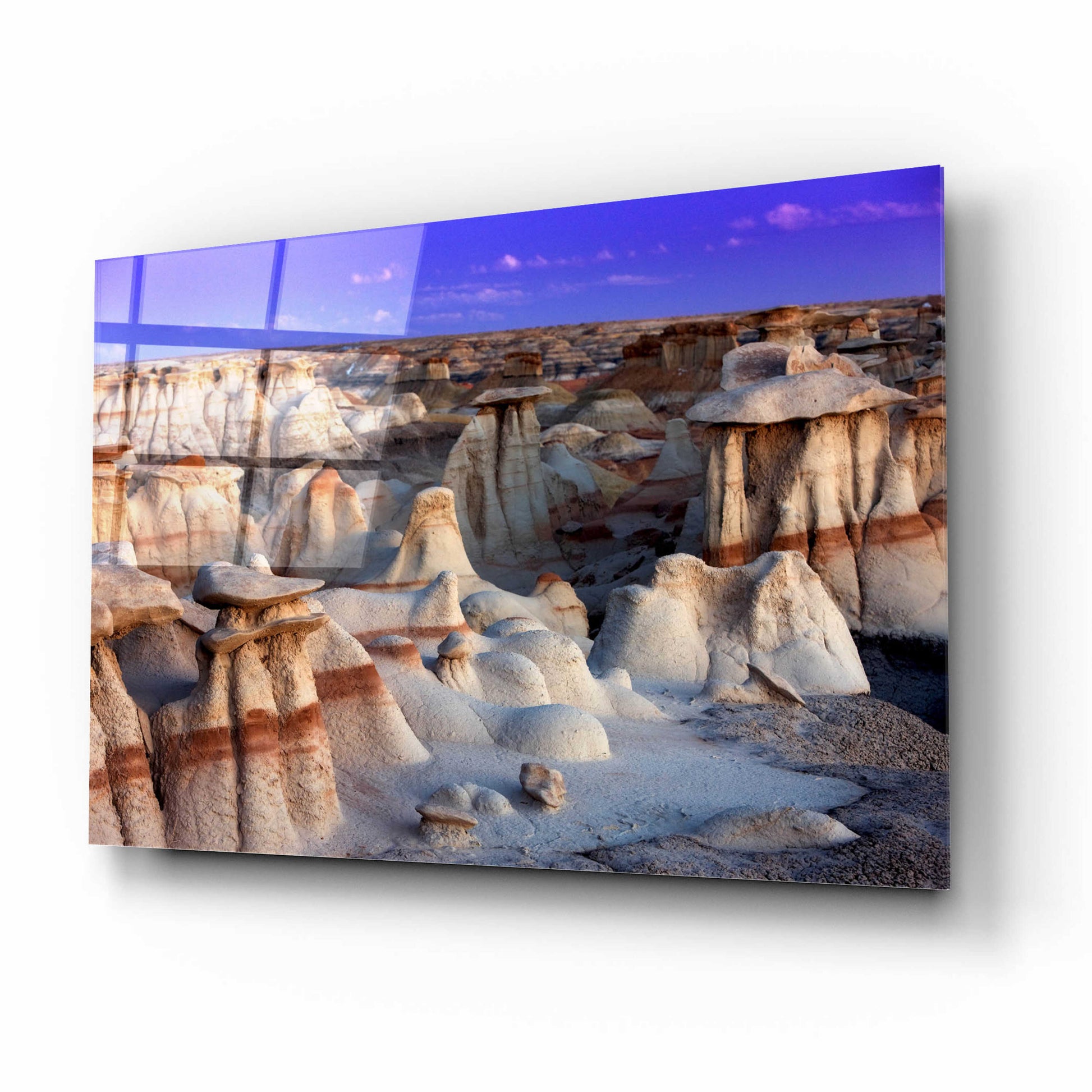 Epic Art 'Bisti Badlands' by Mike Jones, Acrylic Glass Wall Art,16x12