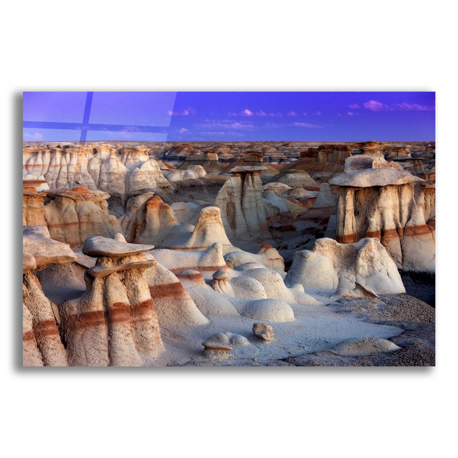 Epic Art 'Bisti Badlands' by Mike Jones, Acrylic Glass Wall Art,16x12