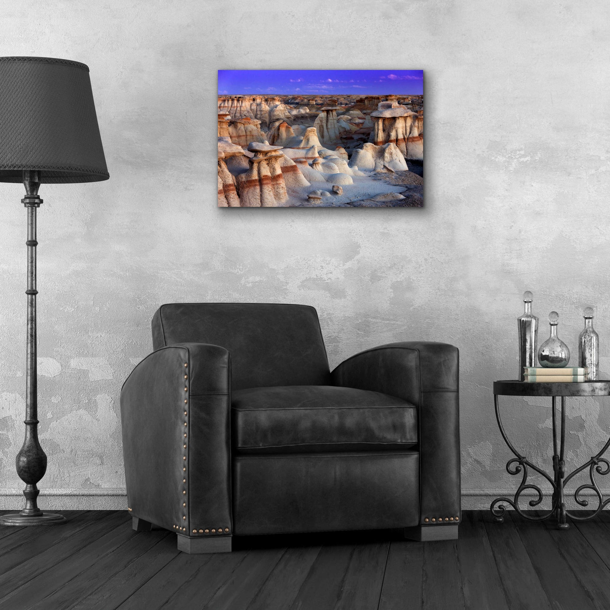 Epic Art 'Bisti Badlands' by Mike Jones, Acrylic Glass Wall Art,24x16