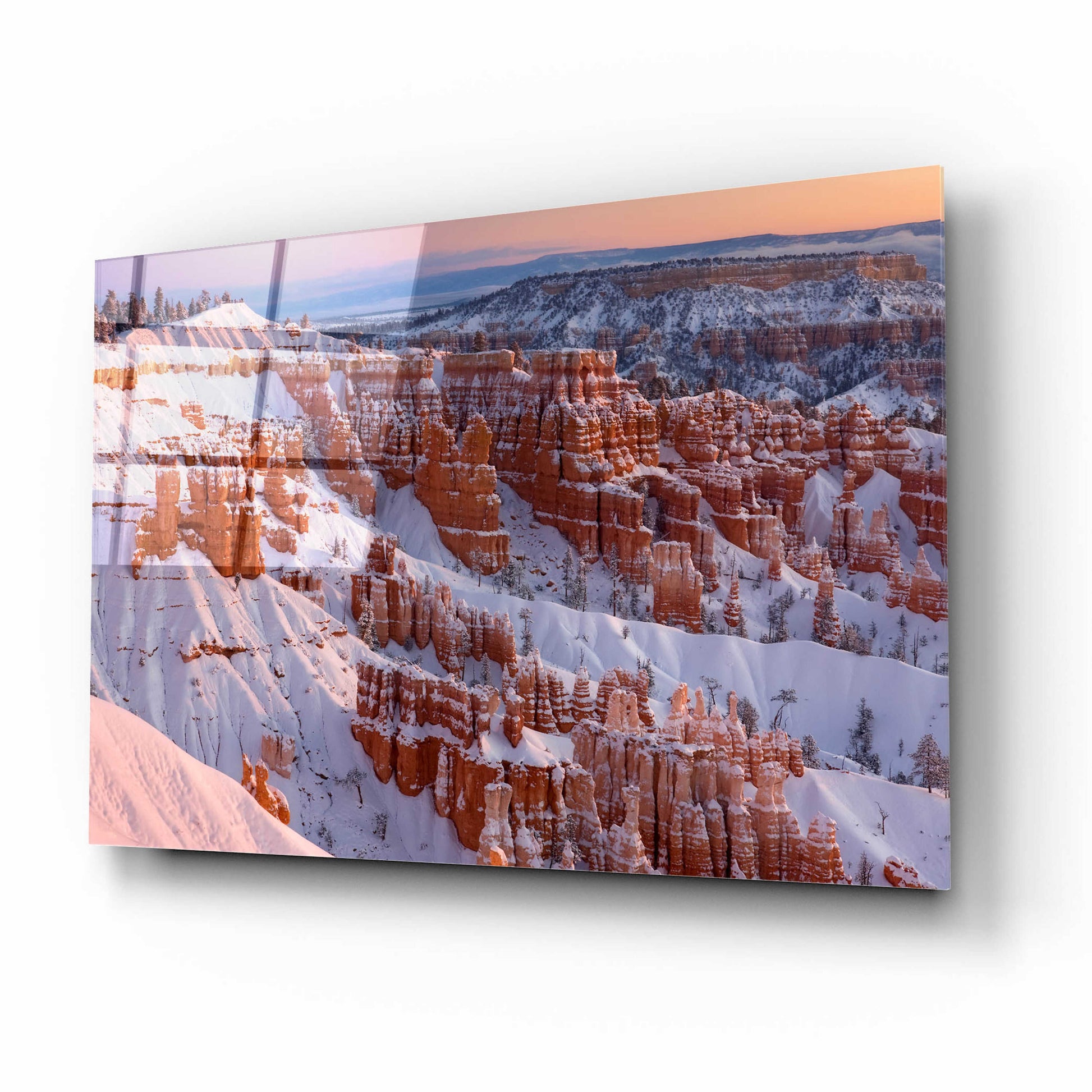 Epic Art 'Bryce Sunrise At Sunriset' by Mike Jones, Acrylic Glass Wall Art,16x12