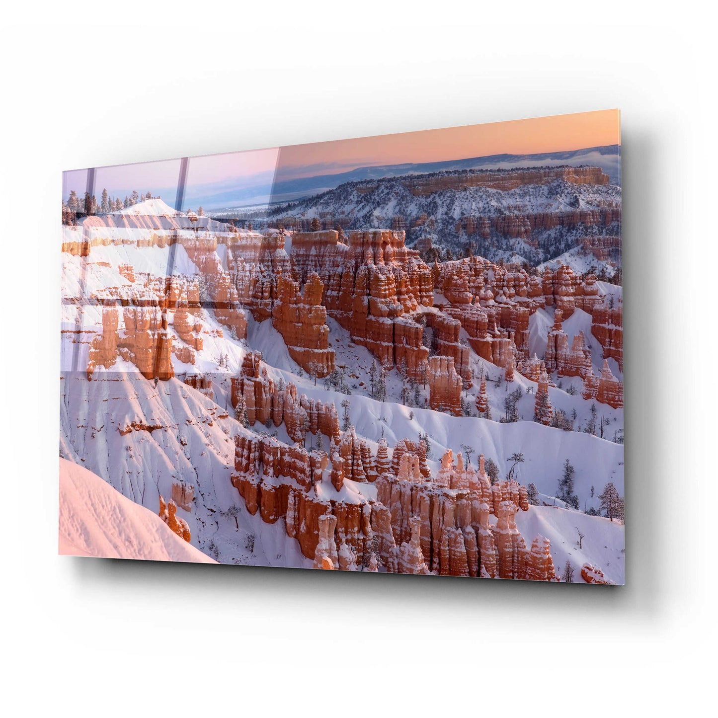 Epic Art 'Bryce Sunrise At Sunriset' by Mike Jones, Acrylic Glass Wall Art,24x16