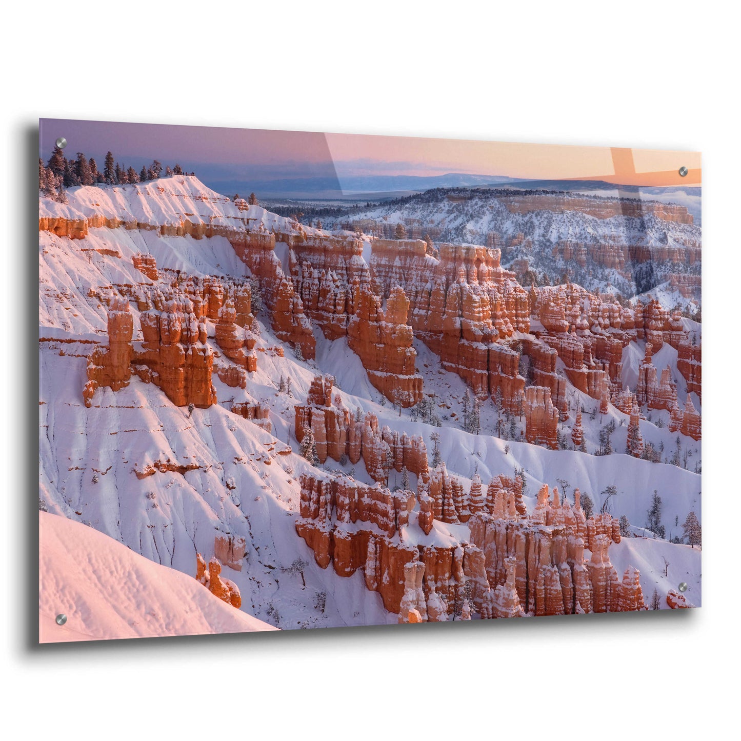 Epic Art 'Bryce Sunrise At Sunriset' by Mike Jones, Acrylic Glass Wall Art,36x24