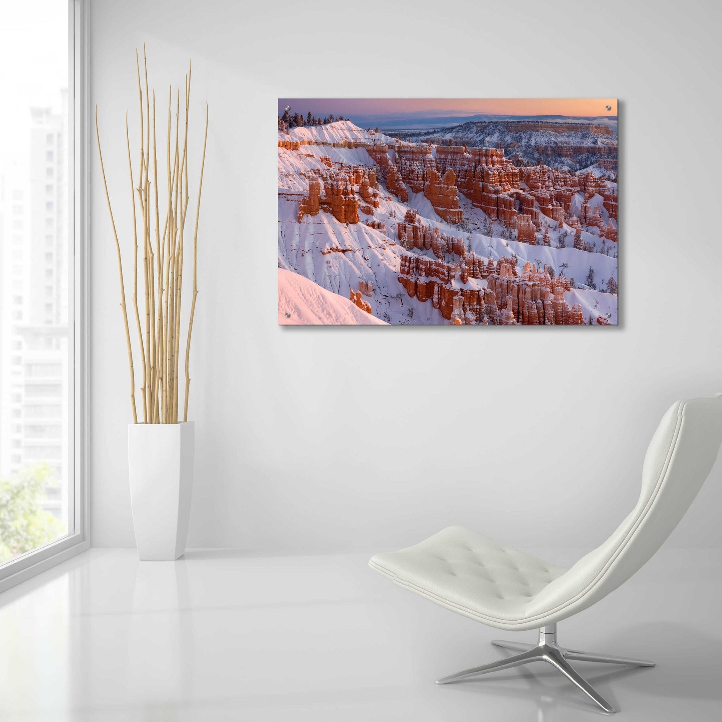 Epic Art 'Bryce Sunrise At Sunriset' by Mike Jones, Acrylic Glass Wall Art,36x24