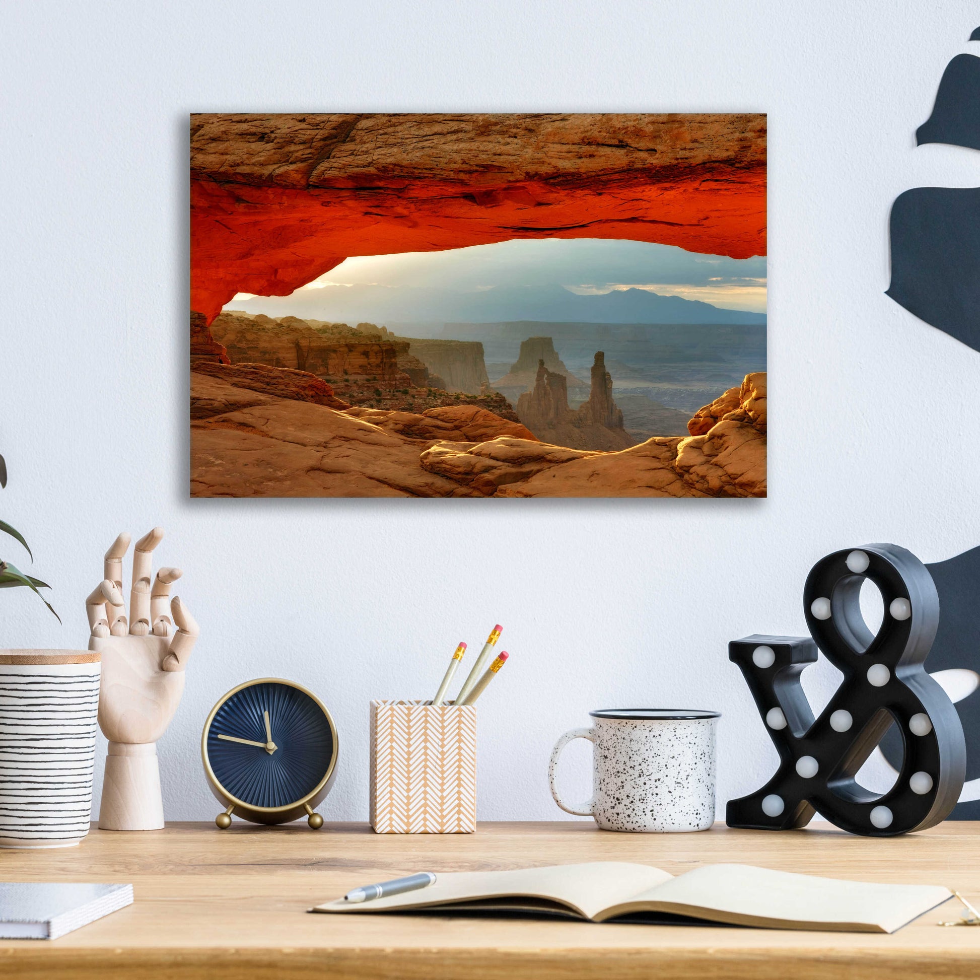 Epic Art 'Canyonlands Mesa Arch' by Mike Jones, Acrylic Glass Wall Art,16x12