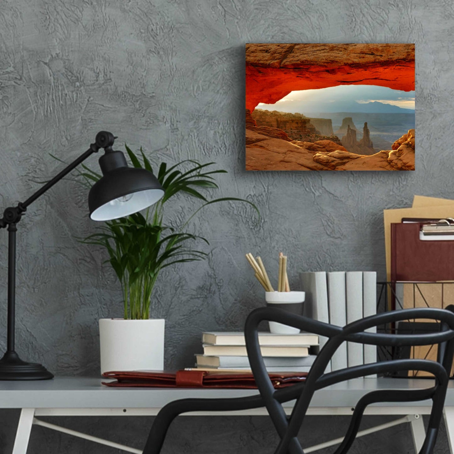 Epic Art 'Canyonlands Mesa Arch' by Mike Jones, Acrylic Glass Wall Art,16x12