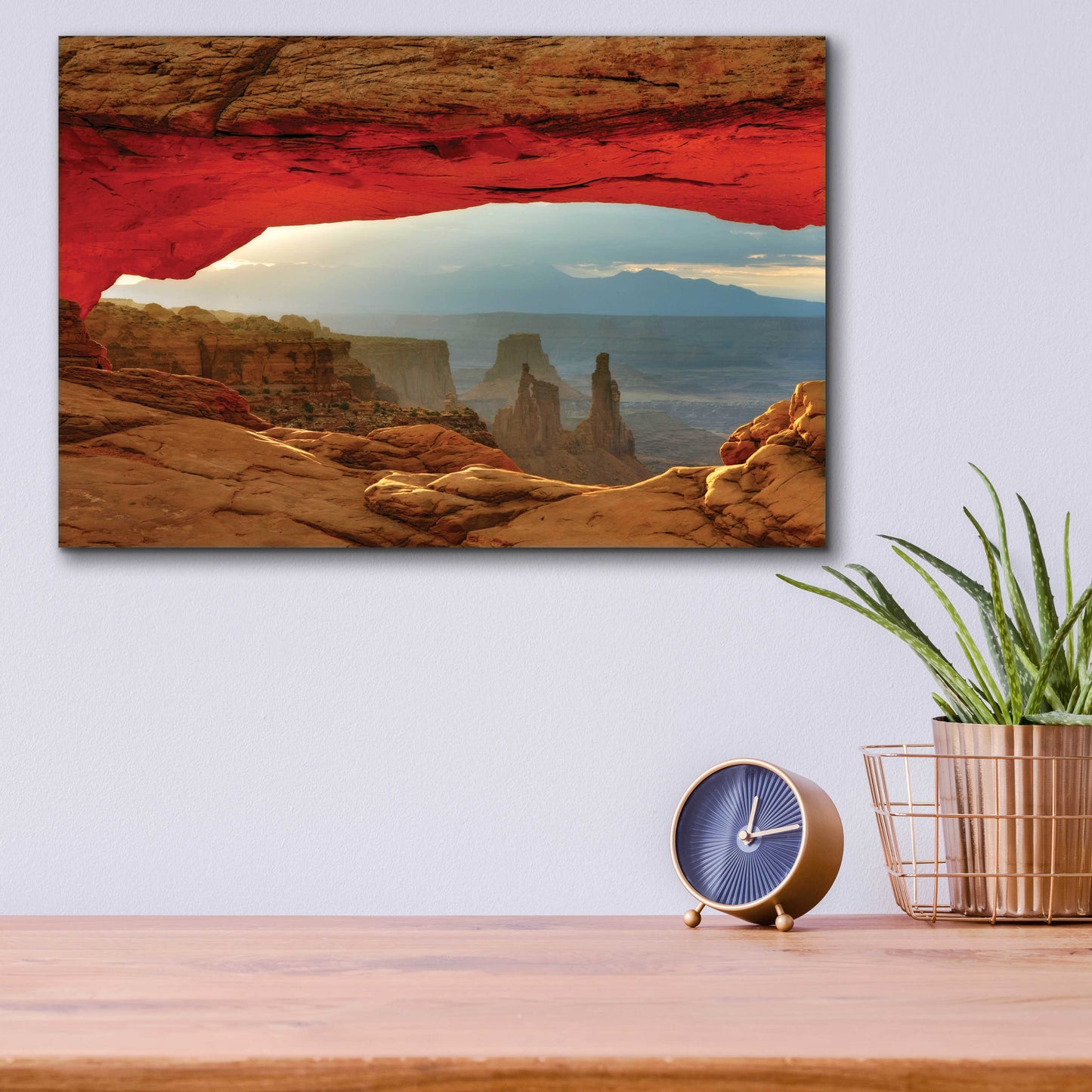 Epic Art 'Canyonlands Mesa Arch' by Mike Jones, Acrylic Glass Wall Art,16x12