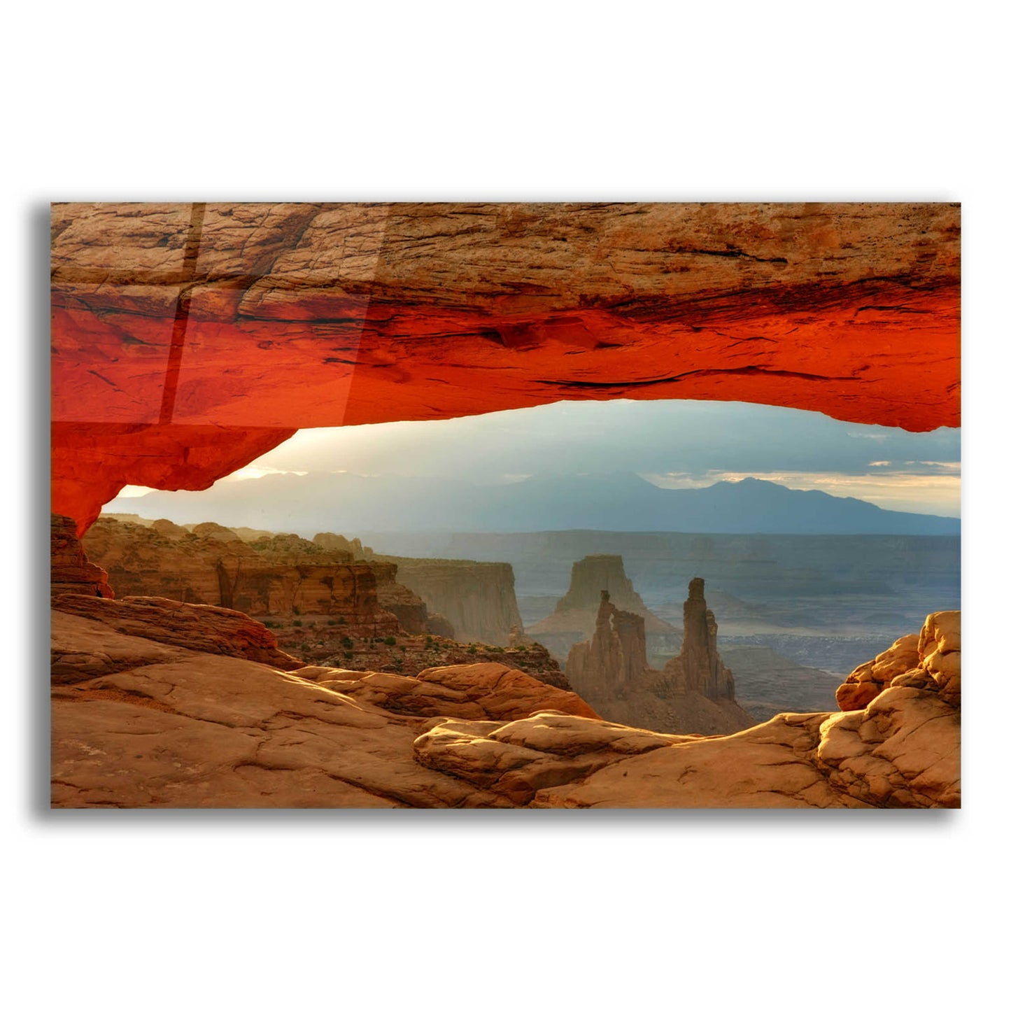 Epic Art 'Canyonlands Mesa Arch' by Mike Jones, Acrylic Glass Wall Art,16x12