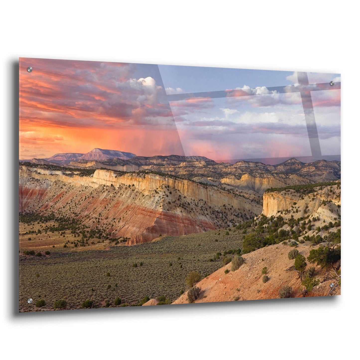 Epic Art 'Cottonwood Canyon Rd' by Mike Jones, Acrylic Glass Wall Art,36x24