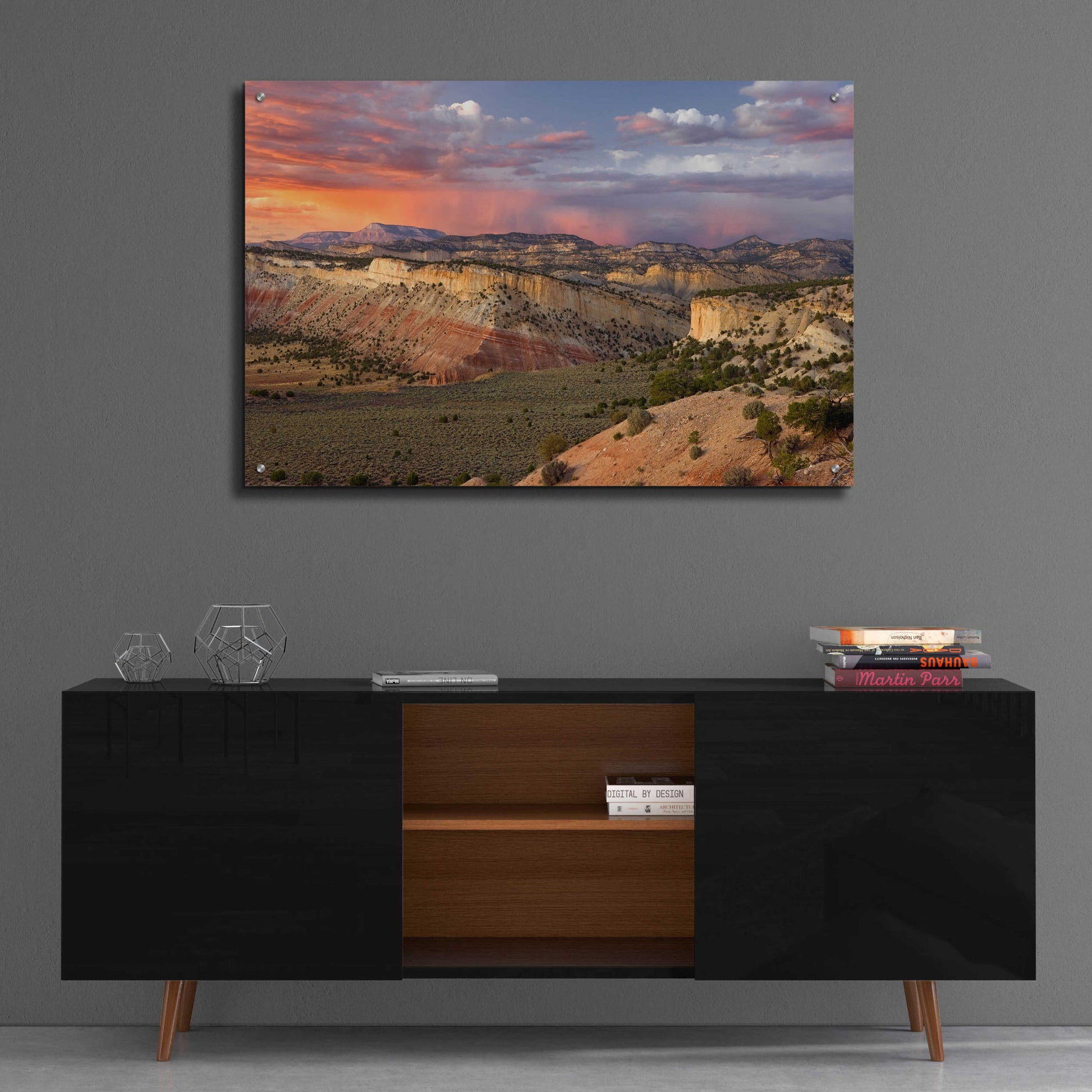 Epic Art 'Cottonwood Canyon Rd' by Mike Jones, Acrylic Glass Wall Art,36x24