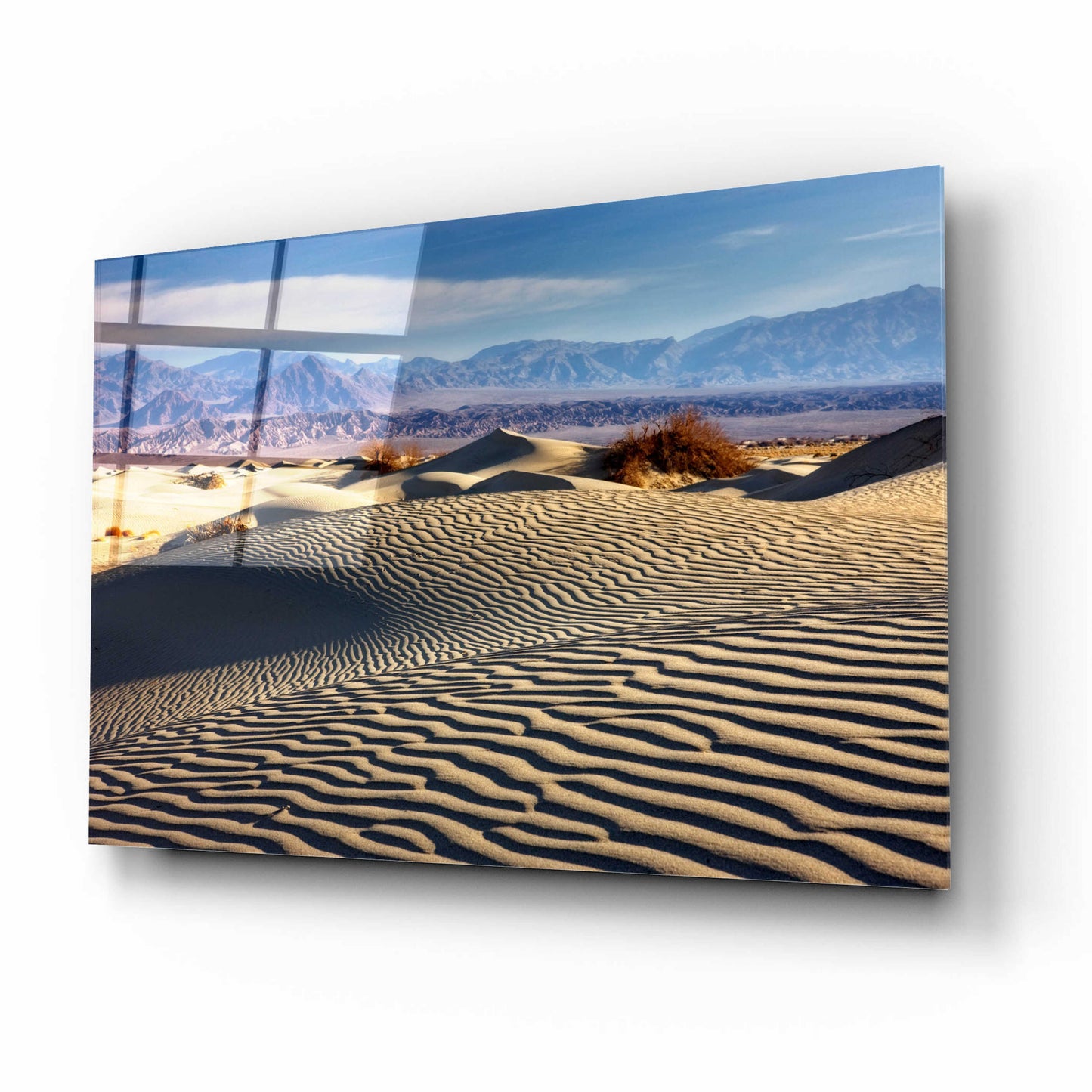 Epic Art 'Death Valley Mesquite Dunes' by Mike Jones, Acrylic Glass Wall Art,16x12