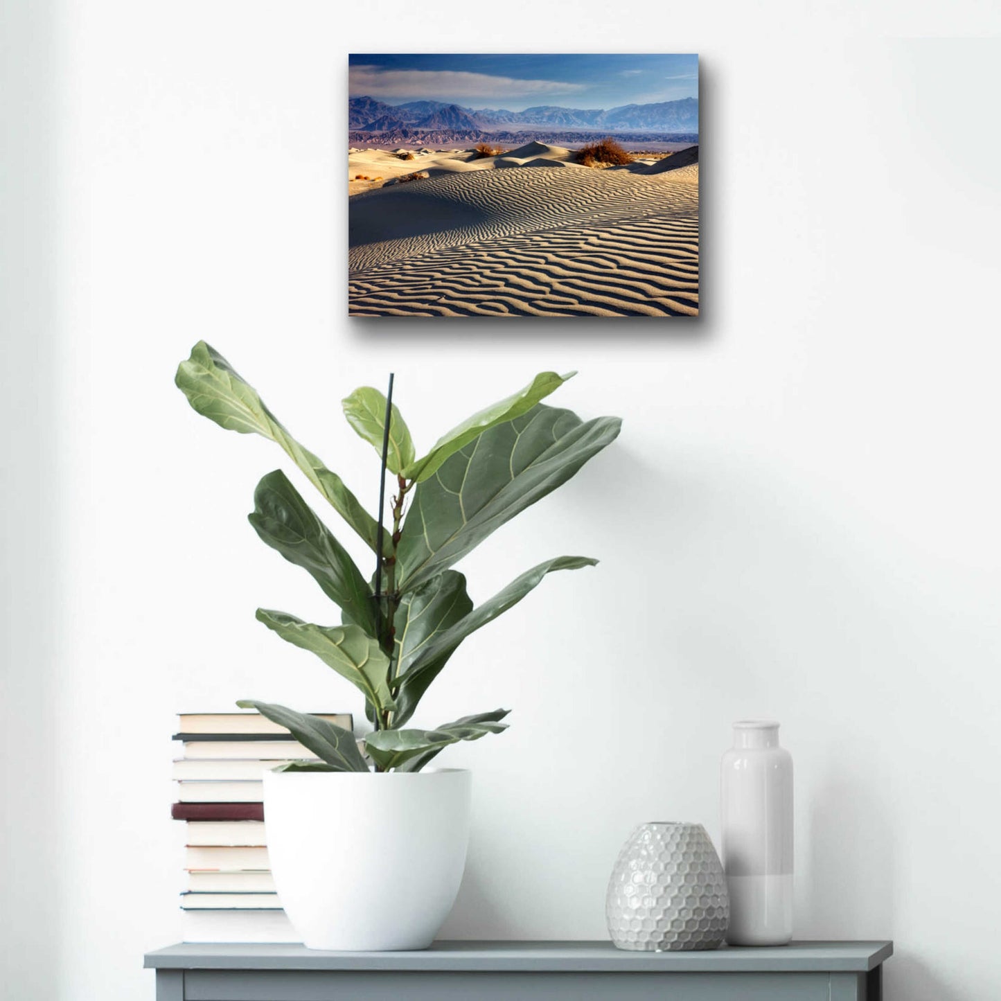 Epic Art 'Death Valley Mesquite Dunes' by Mike Jones, Acrylic Glass Wall Art,16x12