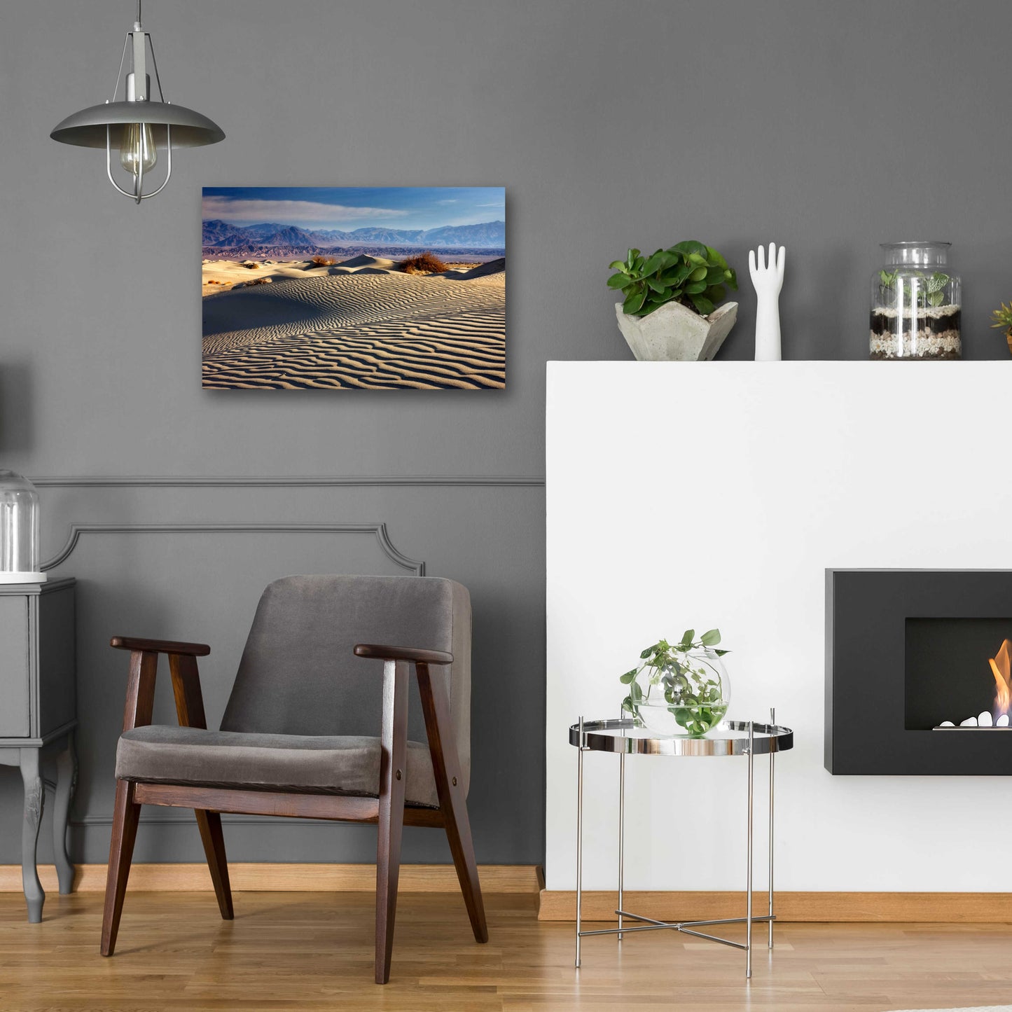 Epic Art 'Death Valley Mesquite Dunes' by Mike Jones, Acrylic Glass Wall Art,24x16