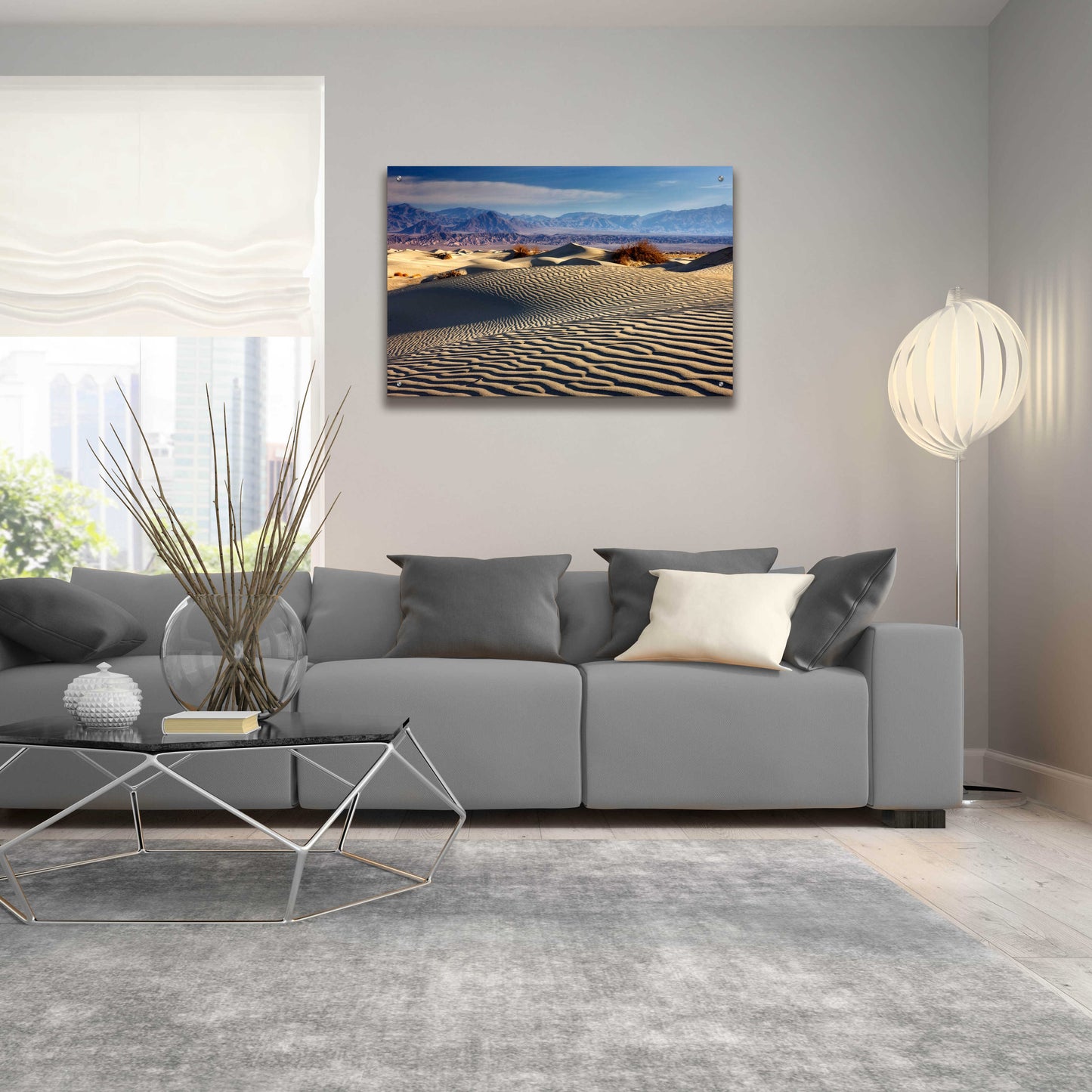 Epic Art 'Death Valley Mesquite Dunes' by Mike Jones, Acrylic Glass Wall Art,36x24