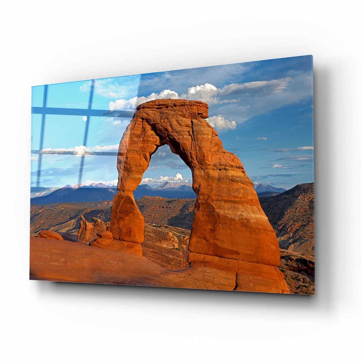 Epic Art 'Delicate Arch Sunset' by Mike Jones, Acrylic Glass Wall Art,16x12