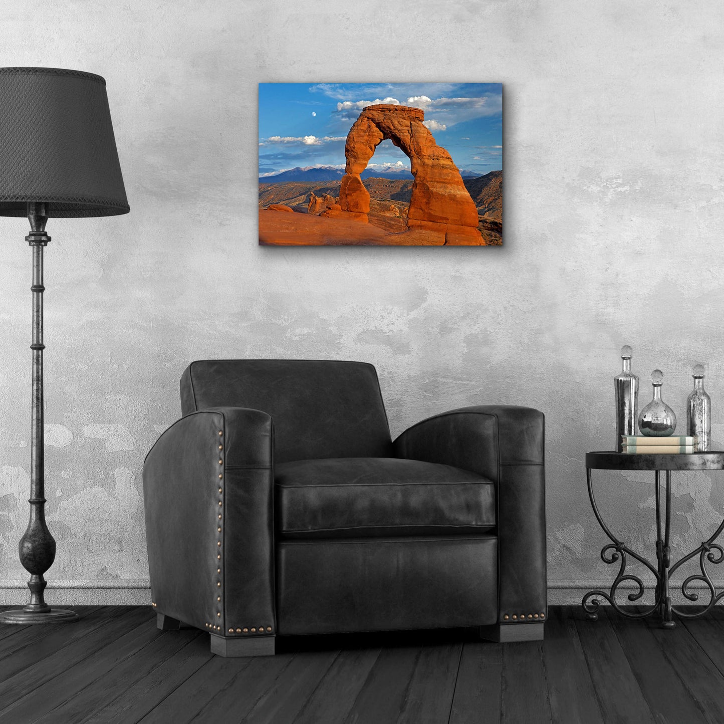 Epic Art 'Delicate Arch Sunset' by Mike Jones, Acrylic Glass Wall Art,24x16