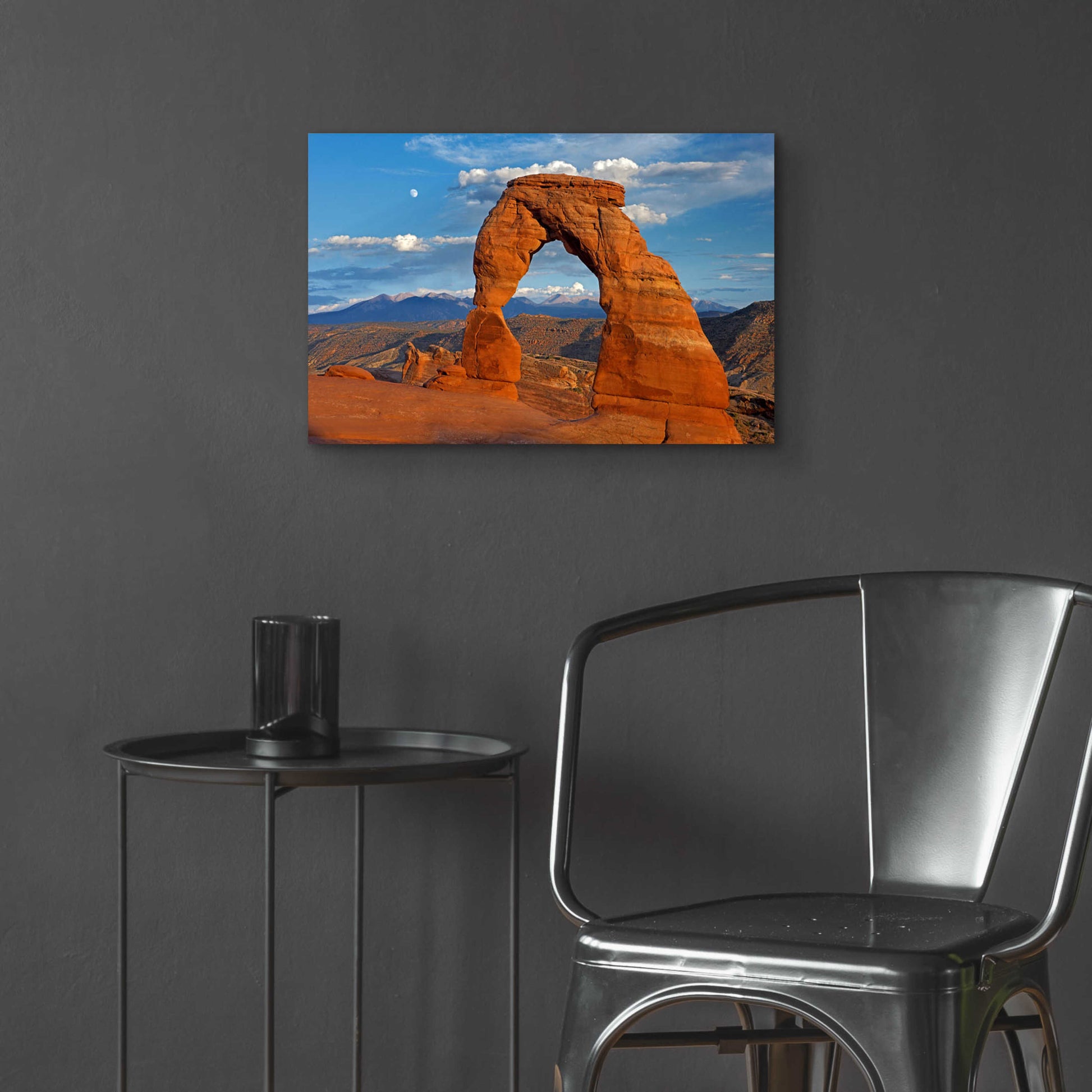 Epic Art 'Delicate Arch Sunset' by Mike Jones, Acrylic Glass Wall Art,24x16