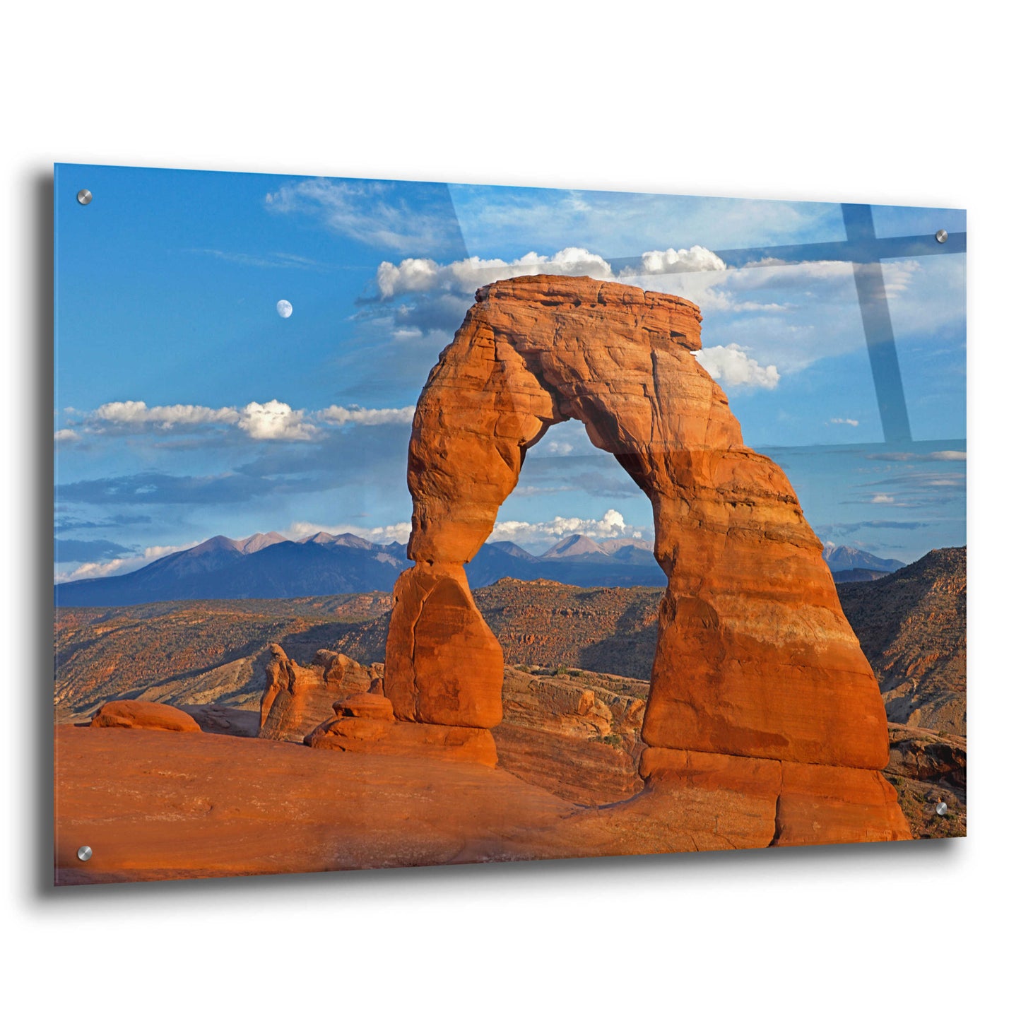 Epic Art 'Delicate Arch Sunset' by Mike Jones, Acrylic Glass Wall Art,36x24