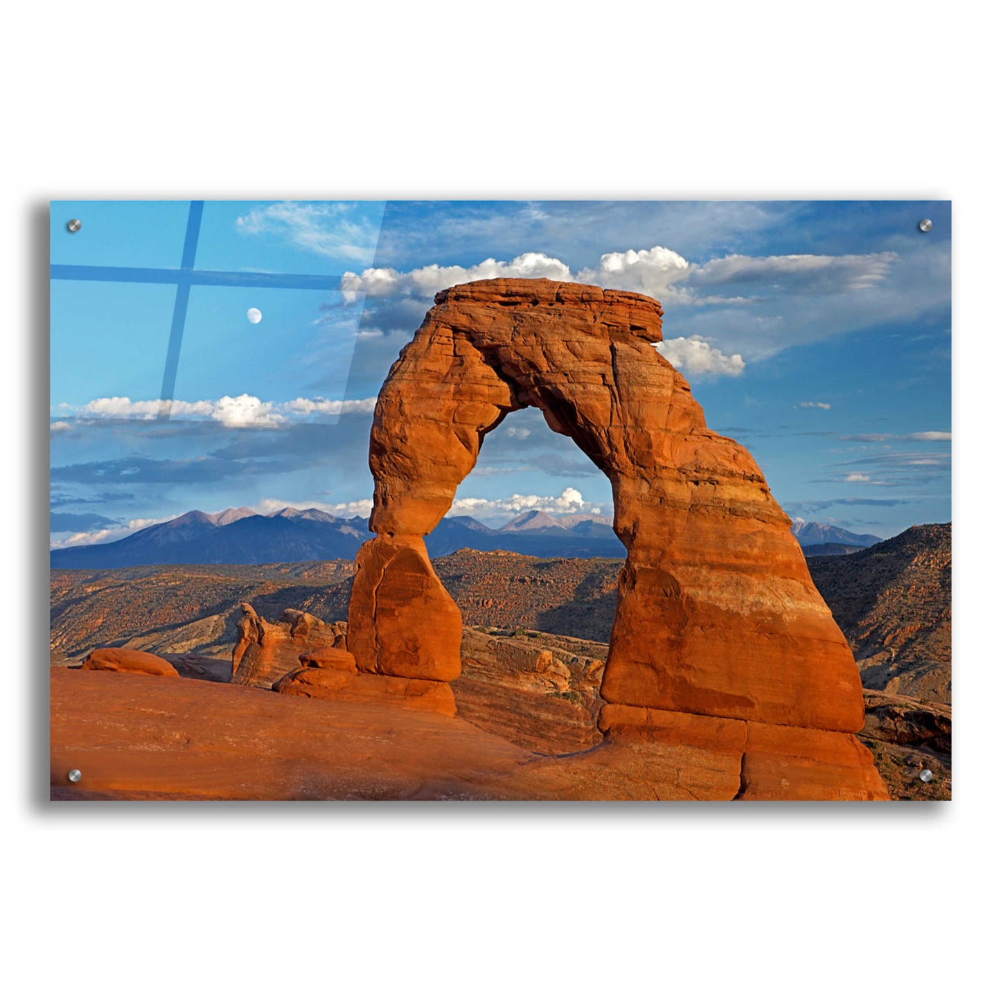 Epic Art 'Delicate Arch Sunset' by Mike Jones, Acrylic Glass Wall Art,36x24