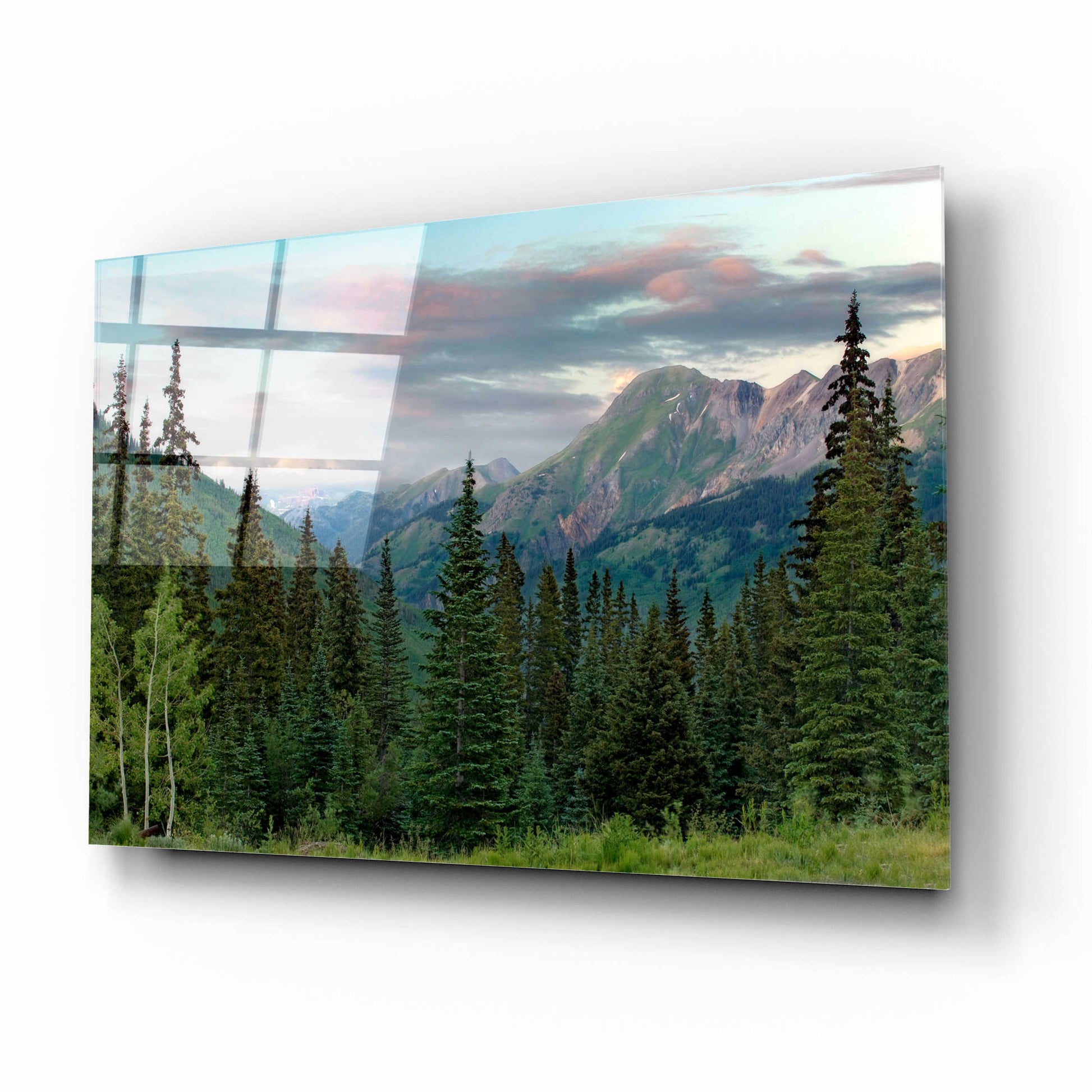 Epic Art 'Dusk Near Ouray' by Mike Jones, Acrylic Glass Wall Art,16x12