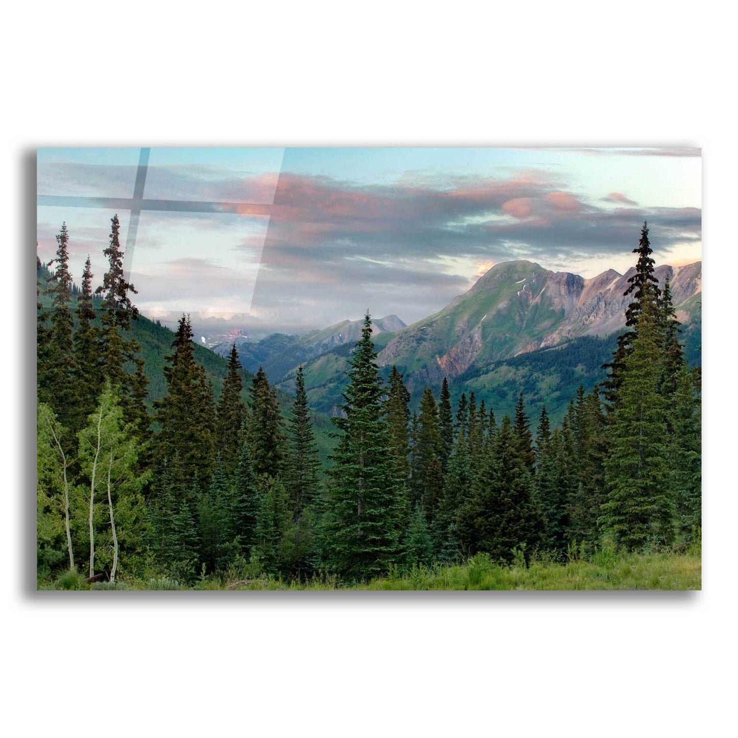 Epic Art 'Dusk Near Ouray' by Mike Jones, Acrylic Glass Wall Art,16x12