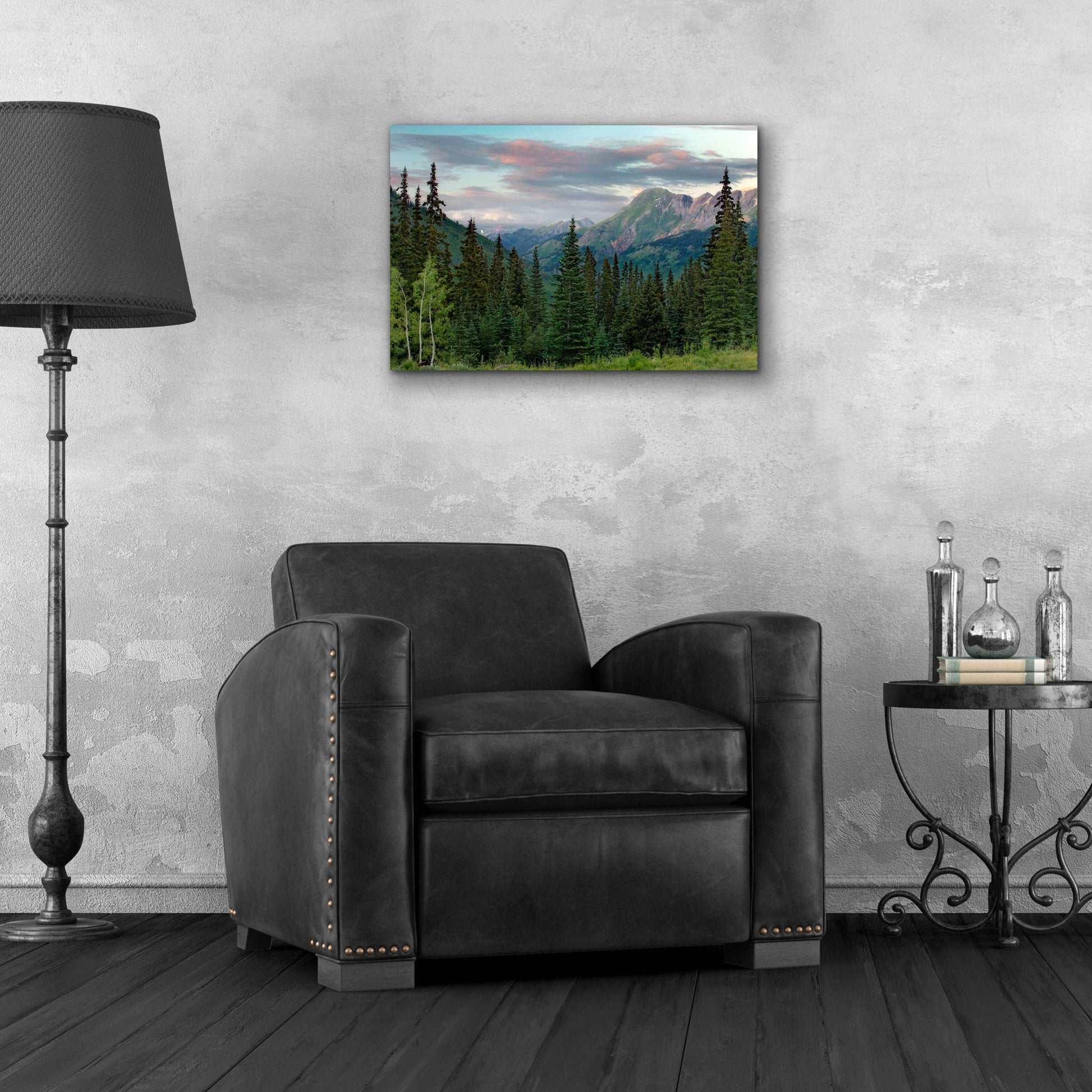 Epic Art 'Dusk Near Ouray' by Mike Jones, Acrylic Glass Wall Art,24x16