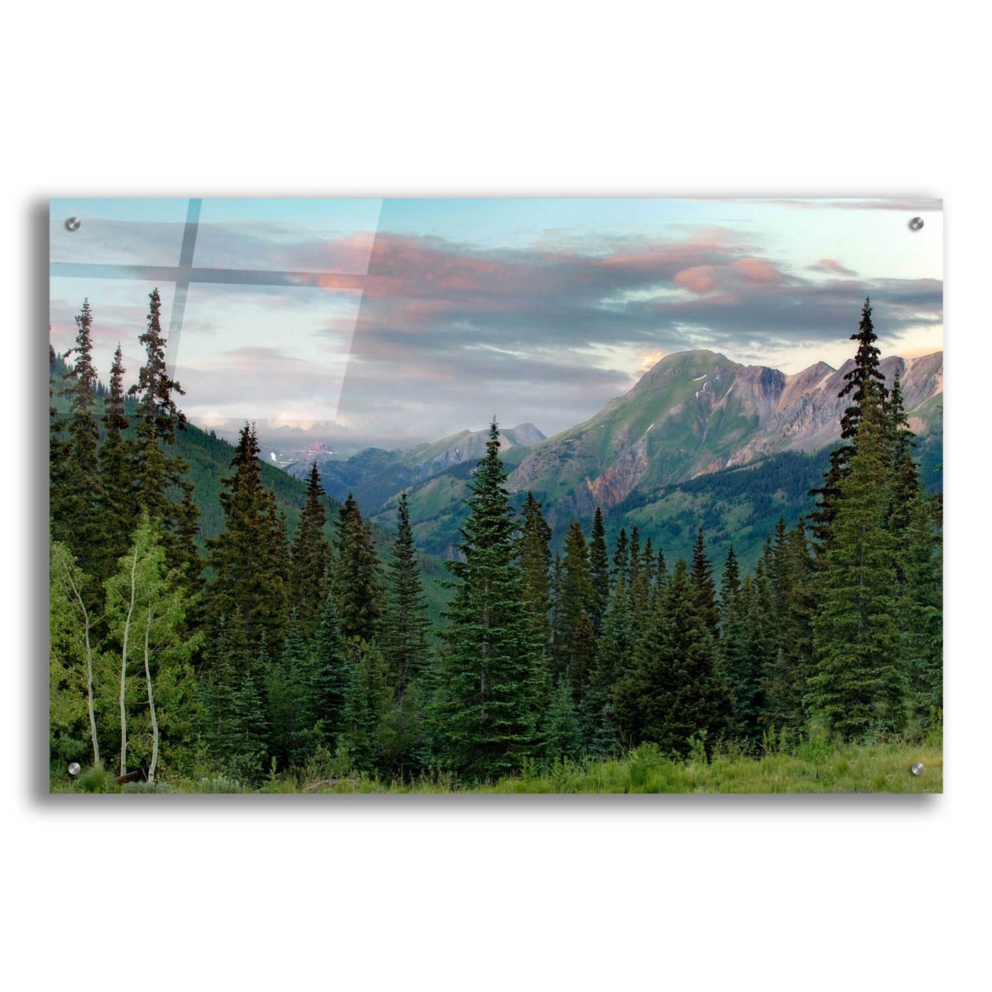 Epic Art 'Dusk Near Ouray' by Mike Jones, Acrylic Glass Wall Art,36x24