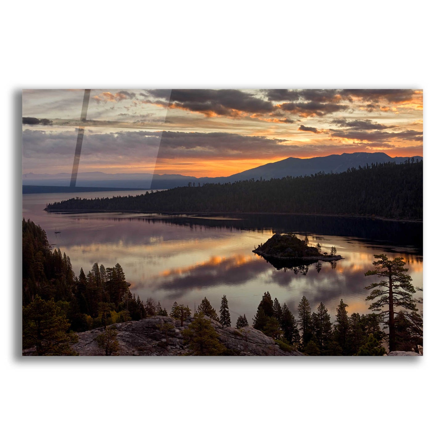 Epic Art 'Emerald Bay' by Mike Jones, Acrylic Glass Wall Art