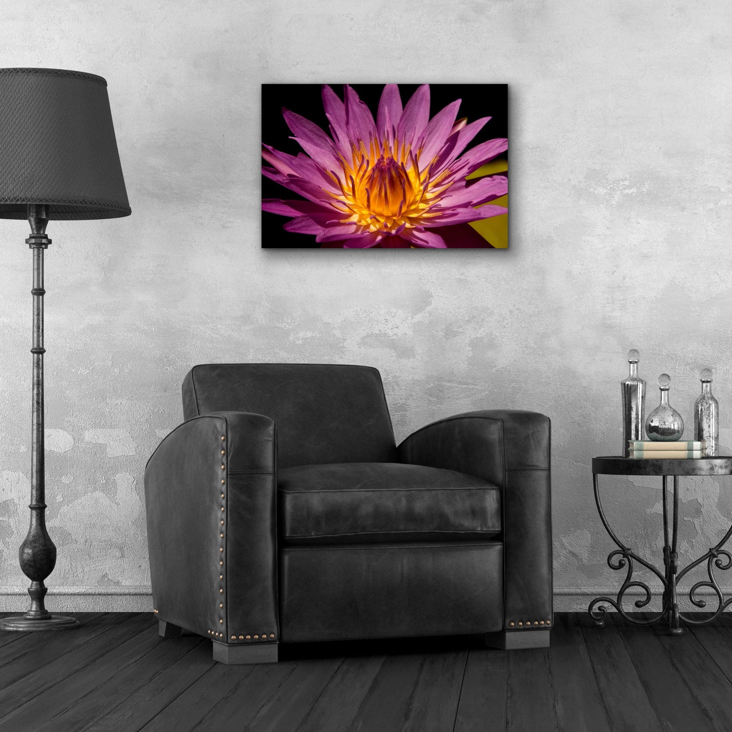 Epic Art 'Fairchild Gardens Lily' by Mike Jones, Acrylic Glass Wall Art,24x16