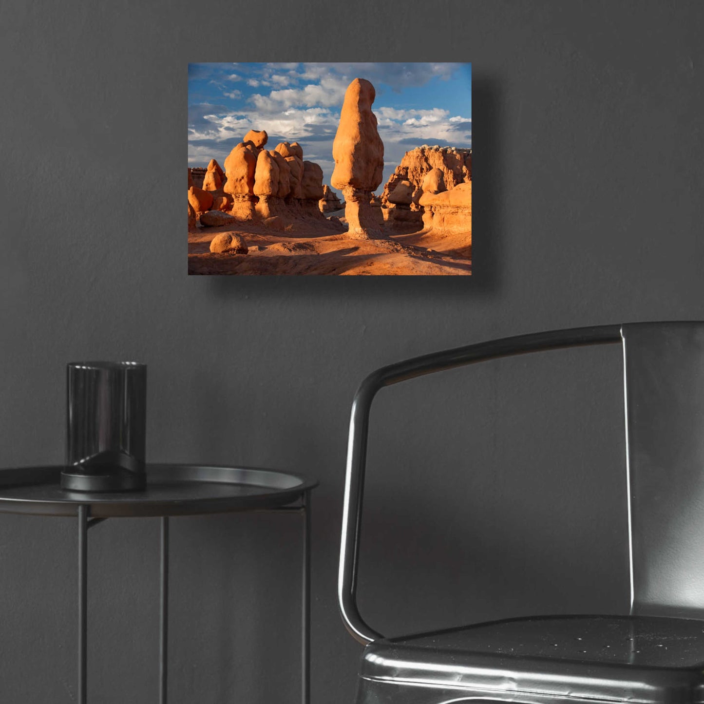 Epic Art 'Goblin Valley Tall Hoodoo' by Mike Jones, Acrylic Glass Wall Art,16x12