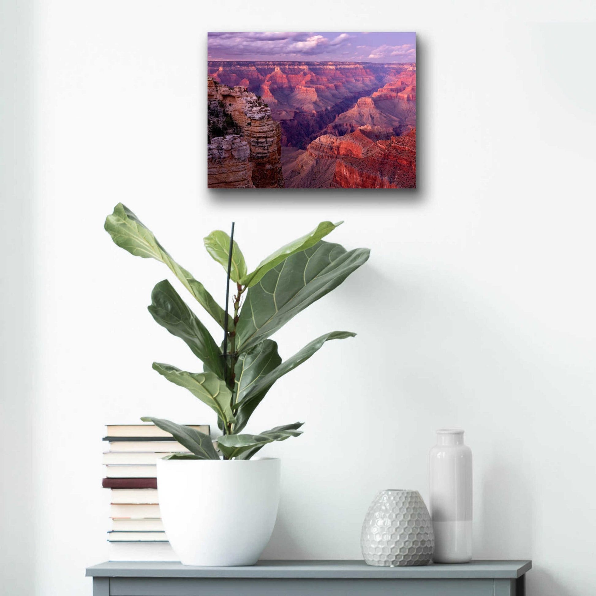 Epic Art 'Grand Canyon near Mather Point' by Mike Jones, Acrylic Glass Wall Art,16x12