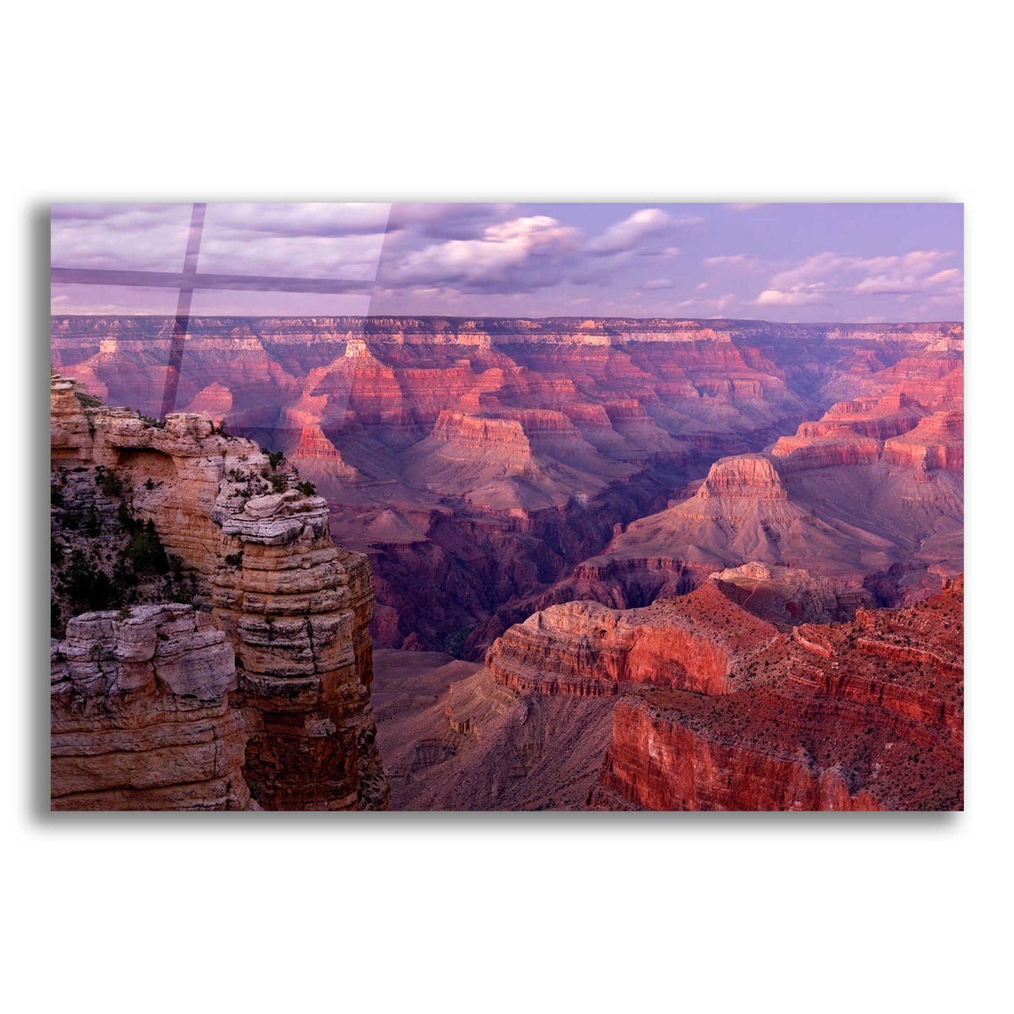 Epic Art 'Grand Canyon near Mather Point' by Mike Jones, Acrylic Glass Wall Art,16x12