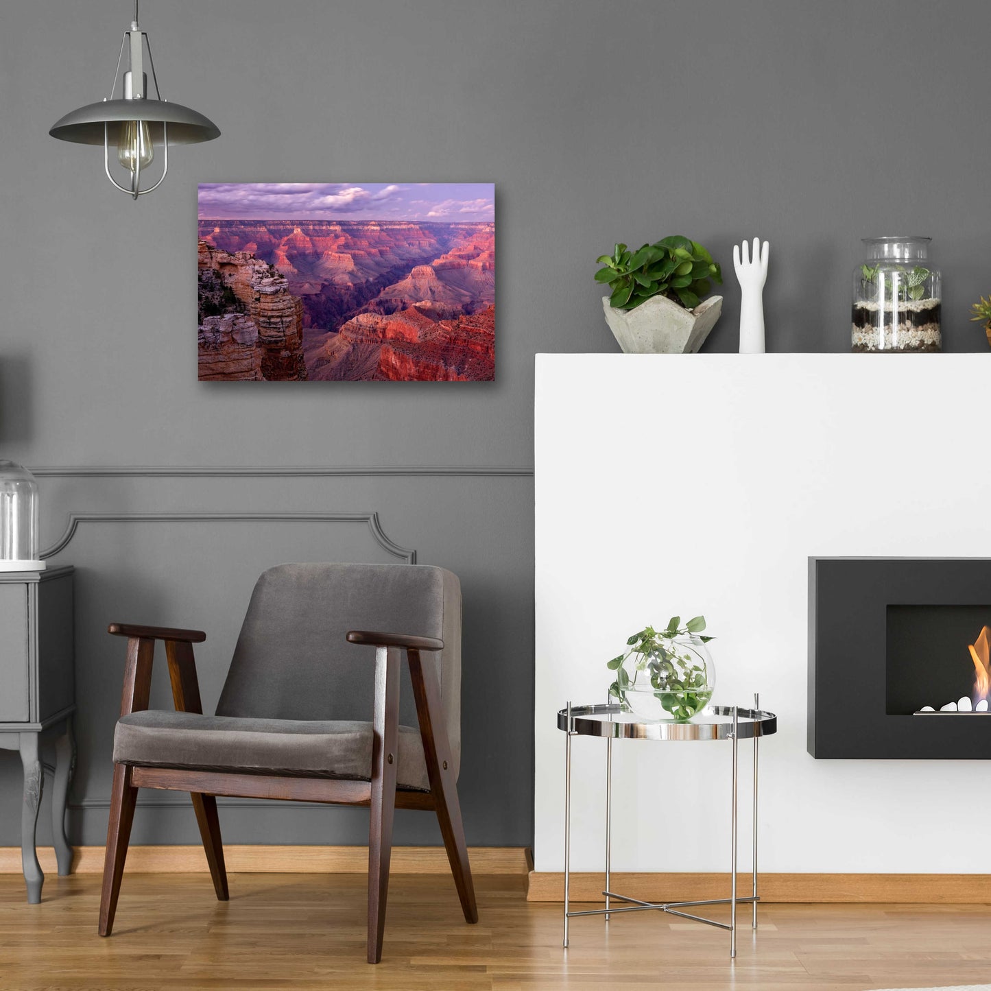 Epic Art 'Grand Canyon near Mather Point' by Mike Jones, Acrylic Glass Wall Art,24x16