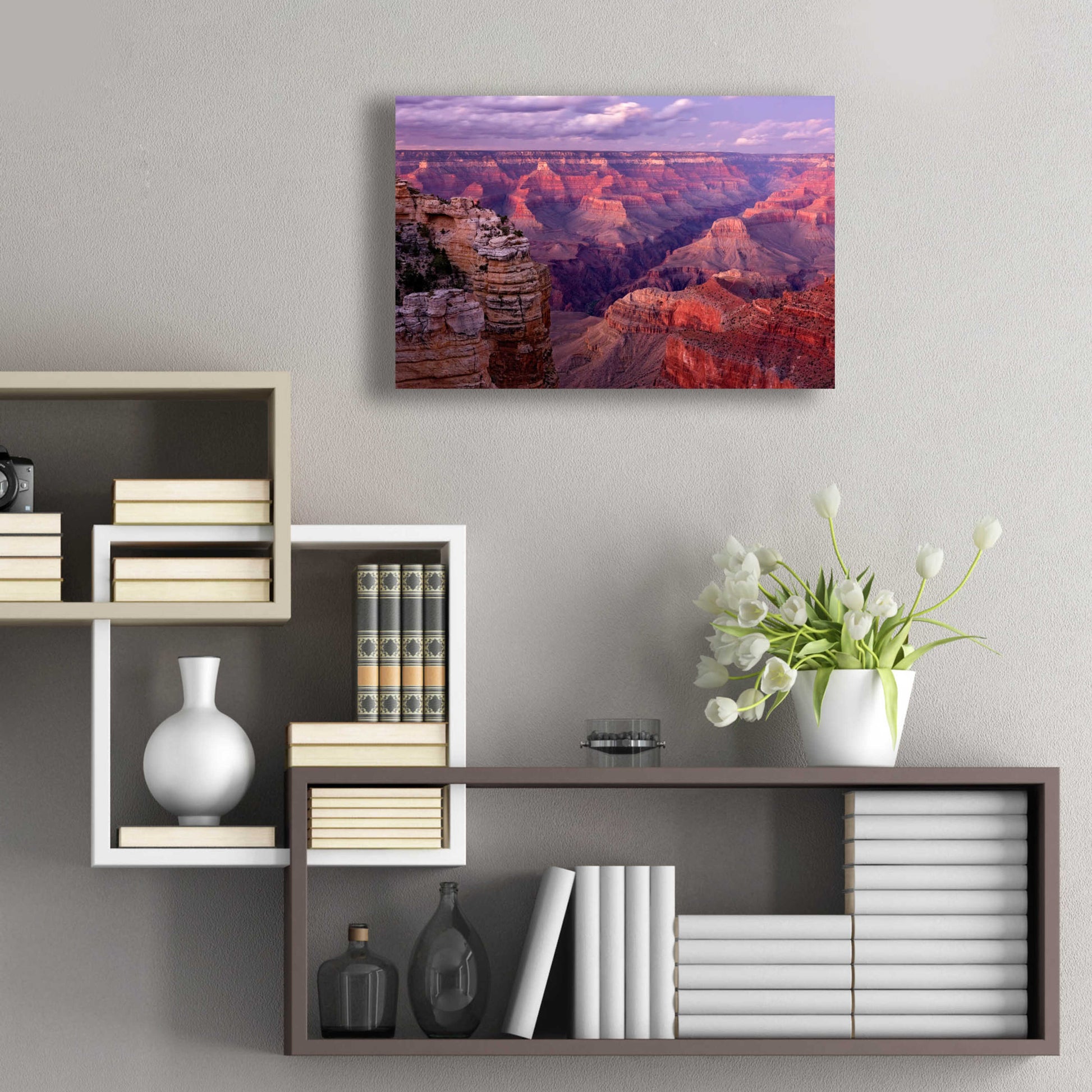 Epic Art 'Grand Canyon near Mather Point' by Mike Jones, Acrylic Glass Wall Art,24x16