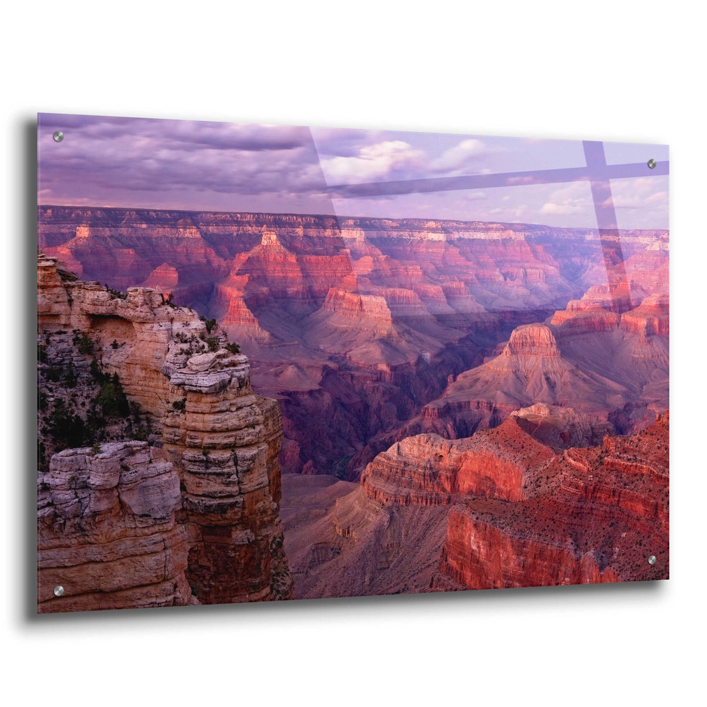 Epic Art 'Grand Canyon near Mather Point' by Mike Jones, Acrylic Glass Wall Art,36x24