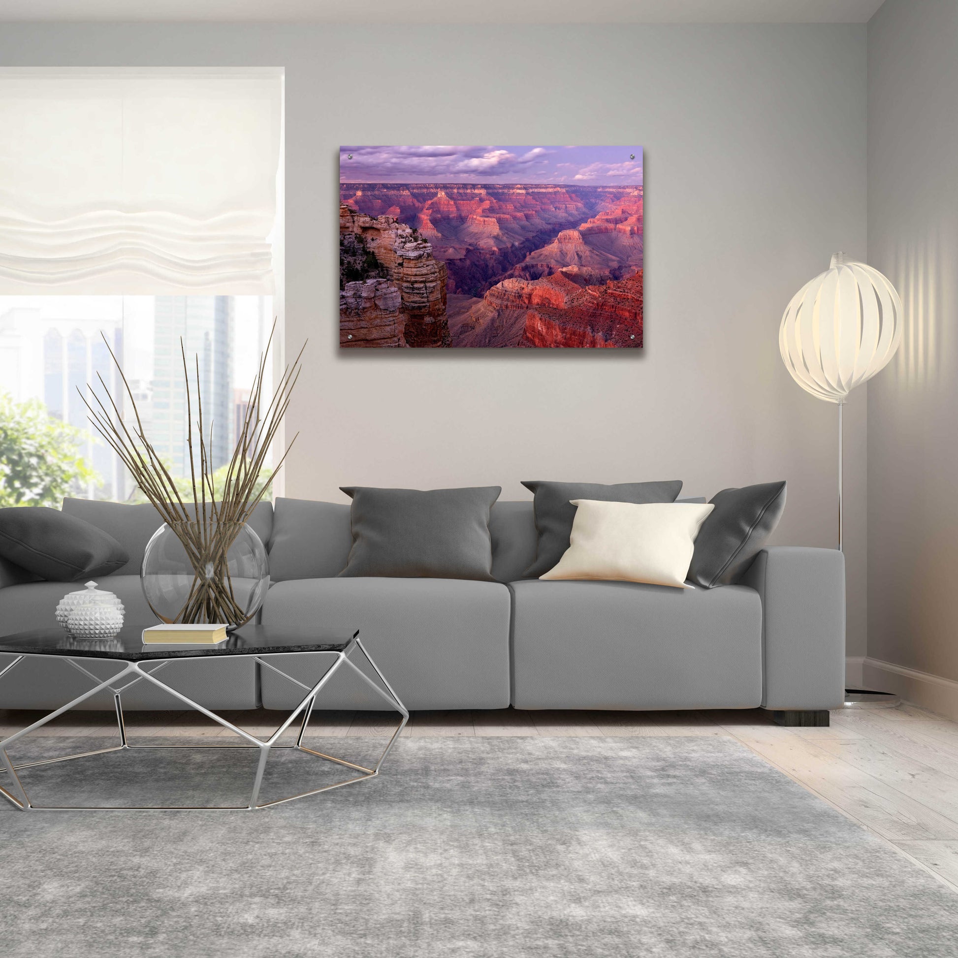 Epic Art 'Grand Canyon near Mather Point' by Mike Jones, Acrylic Glass Wall Art,36x24