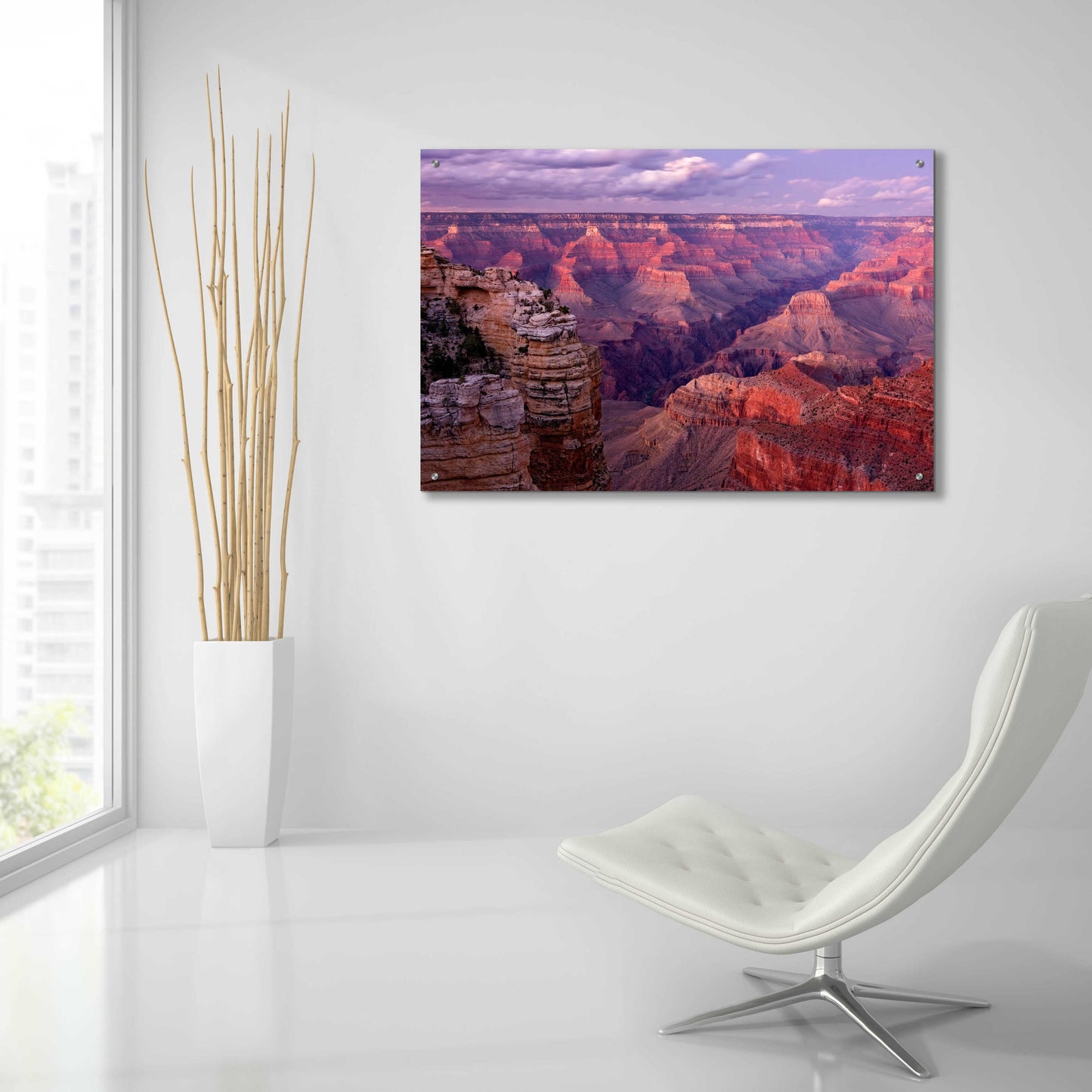 Epic Art 'Grand Canyon near Mather Point' by Mike Jones, Acrylic Glass Wall Art,36x24