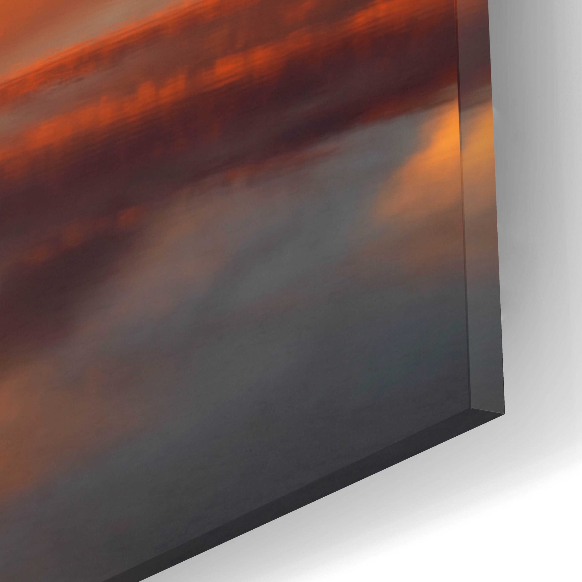 Epic Art 'Great Salt Lake Pilings Sunset' by Mike Jones, Acrylic Glass Wall Art,16x12