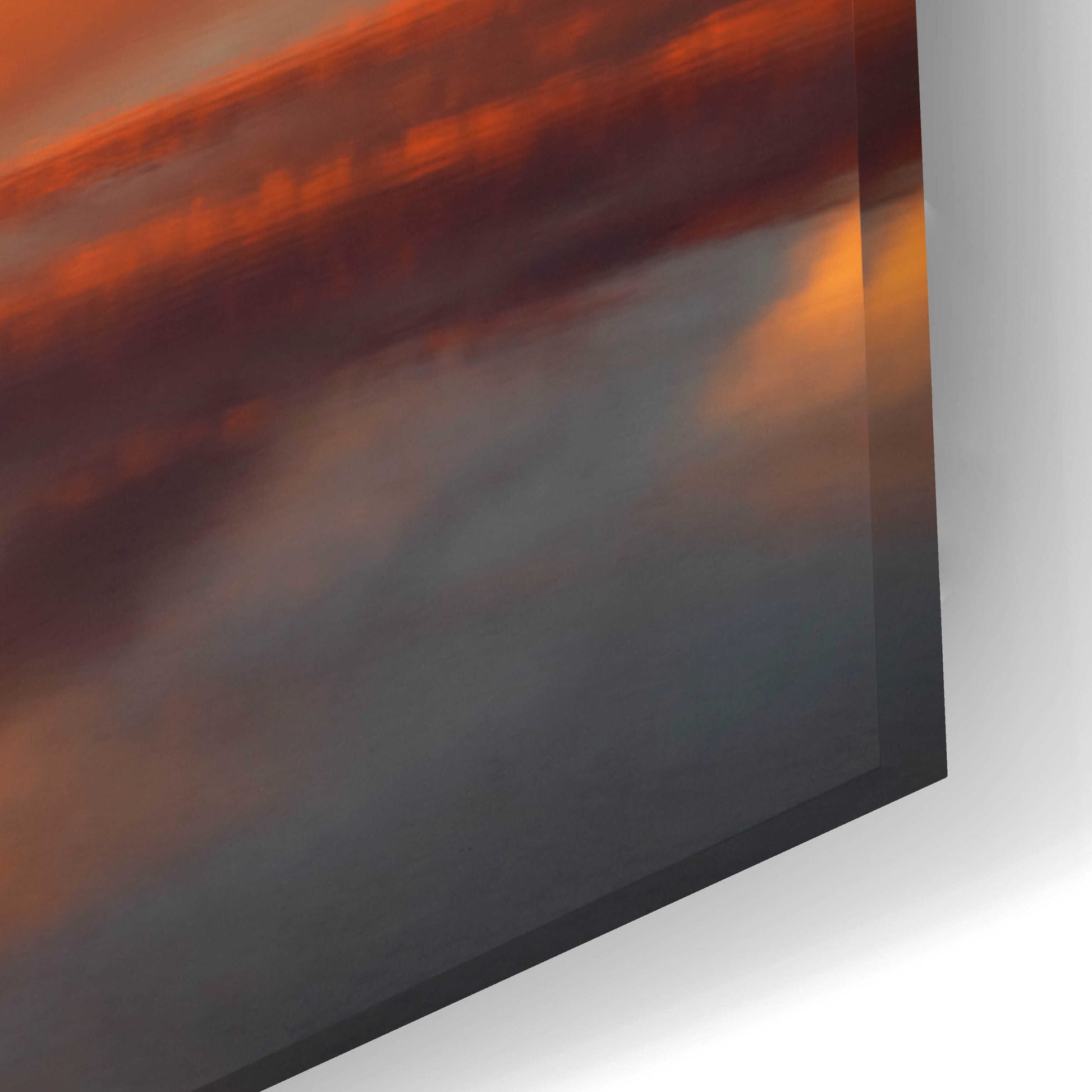 Epic Art 'Great Salt Lake Pilings Sunset' by Mike Jones, Acrylic Glass Wall Art,24x16