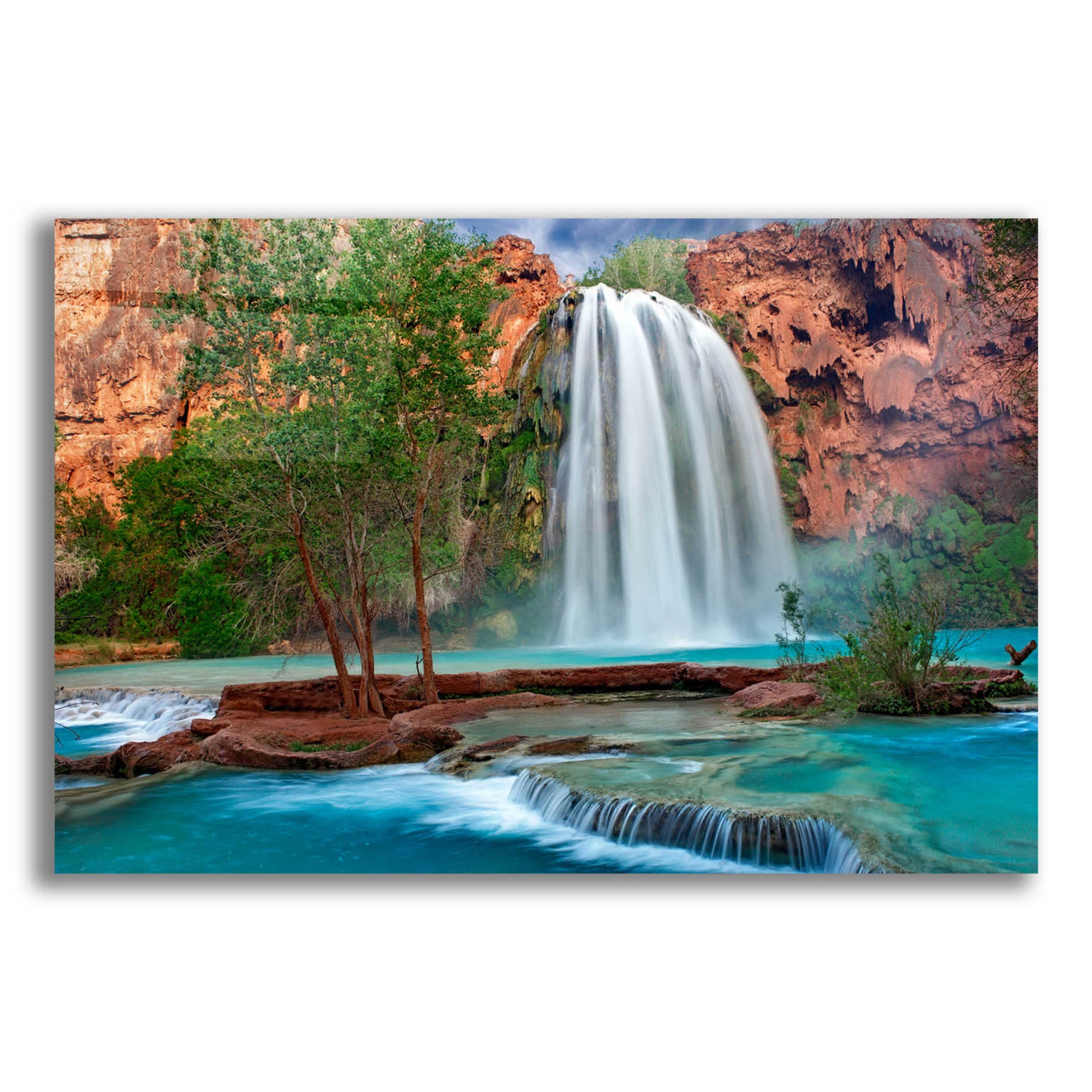 Epic Art 'Havasu Horizontal' by Mike Jones, Acrylic Glass Wall Art,16x12